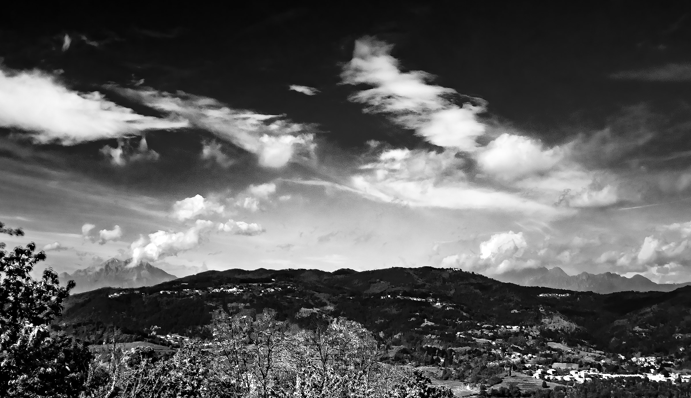 The path of the clouds