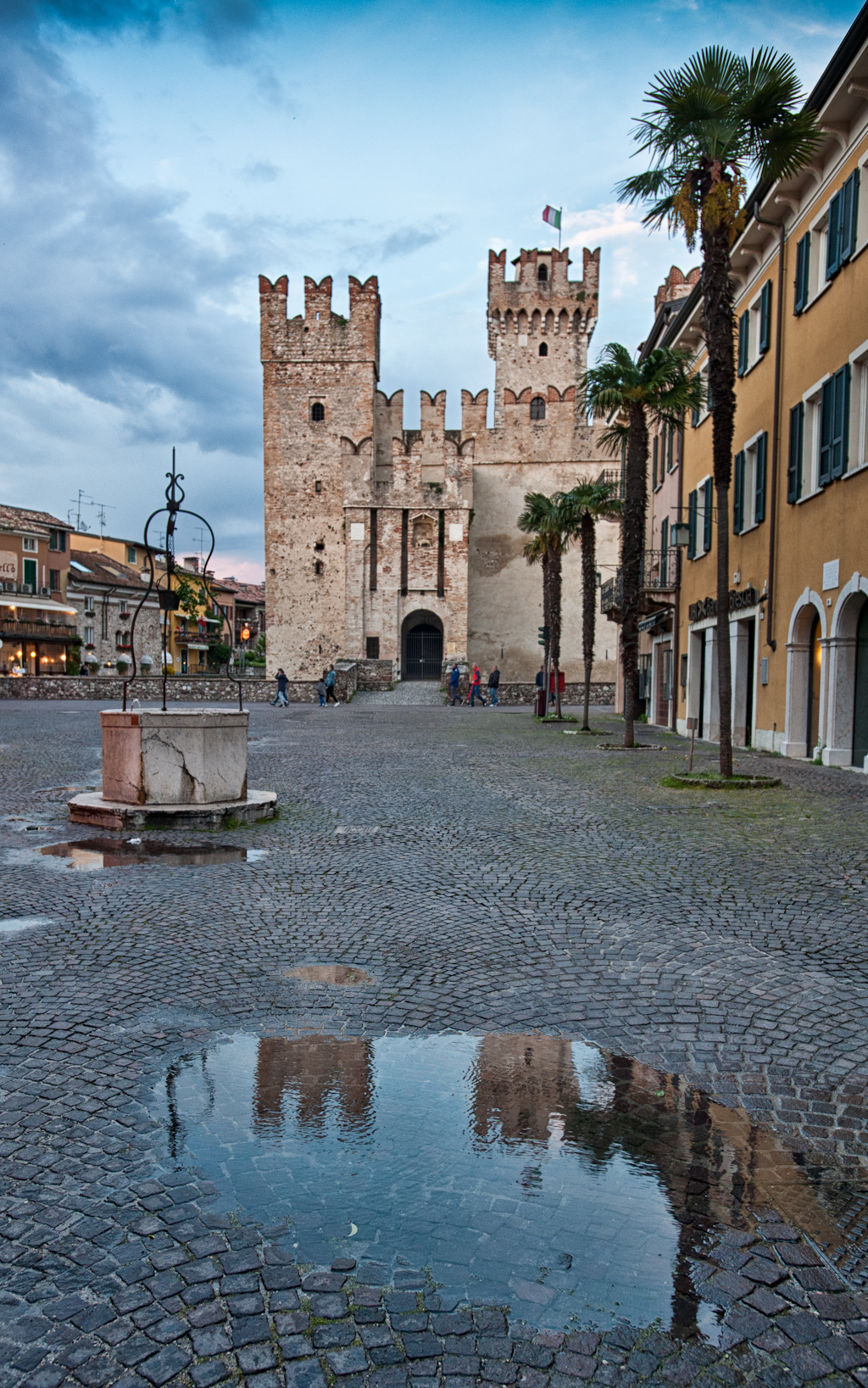 Sirmione reflections after the rain