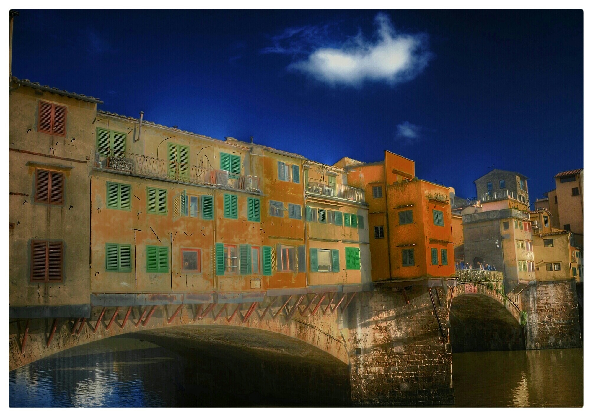 Tavolozza sul ponte vecchio