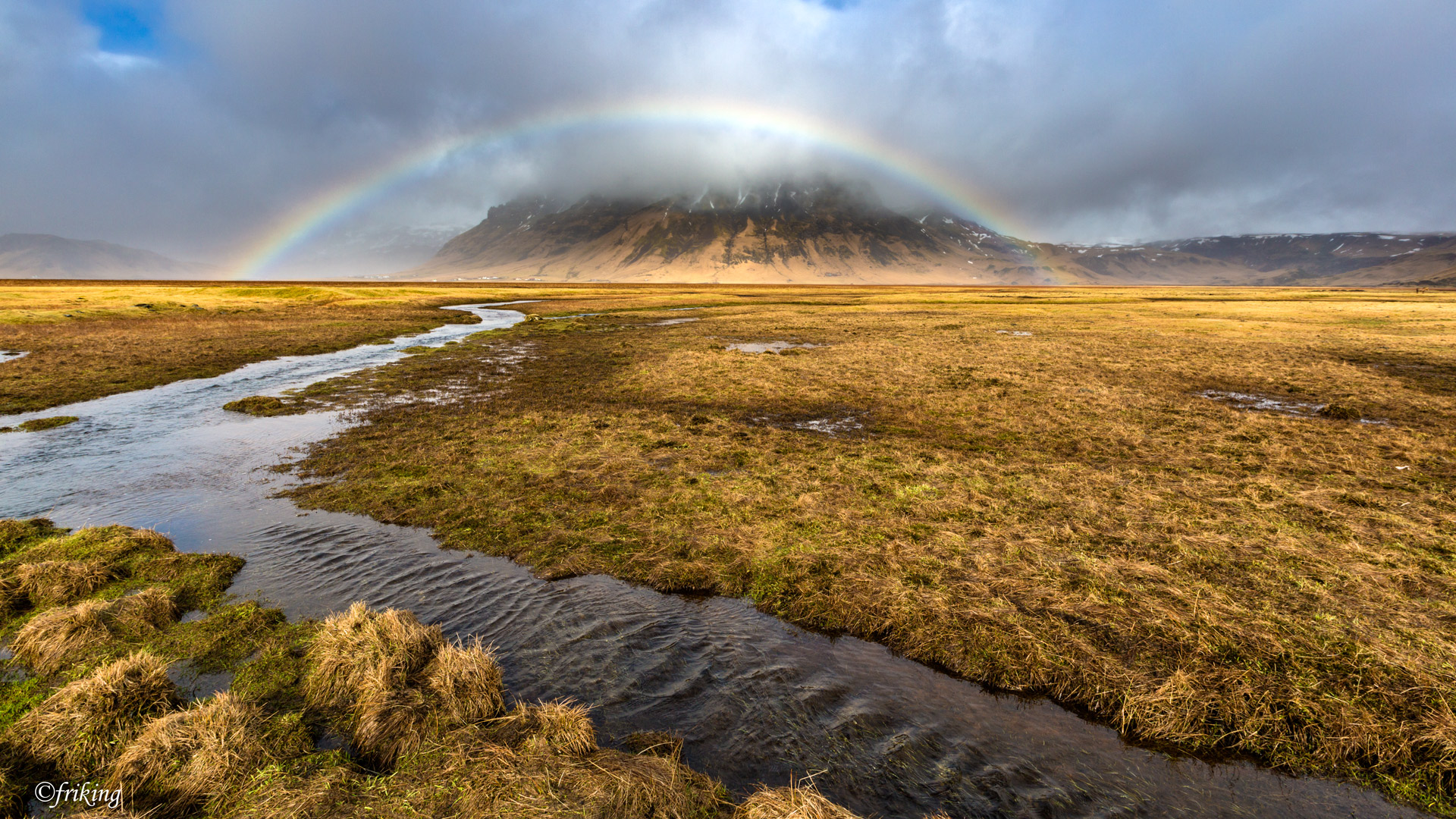 Rainbow in Iceland