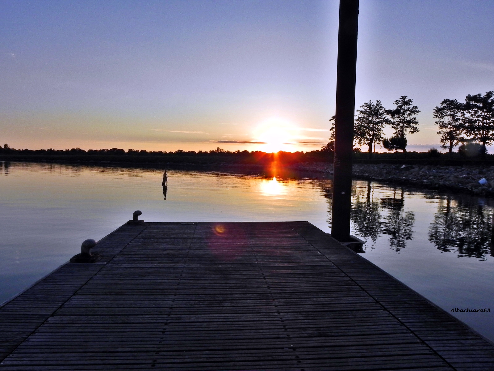 Tramonto in Sacca Scardovari