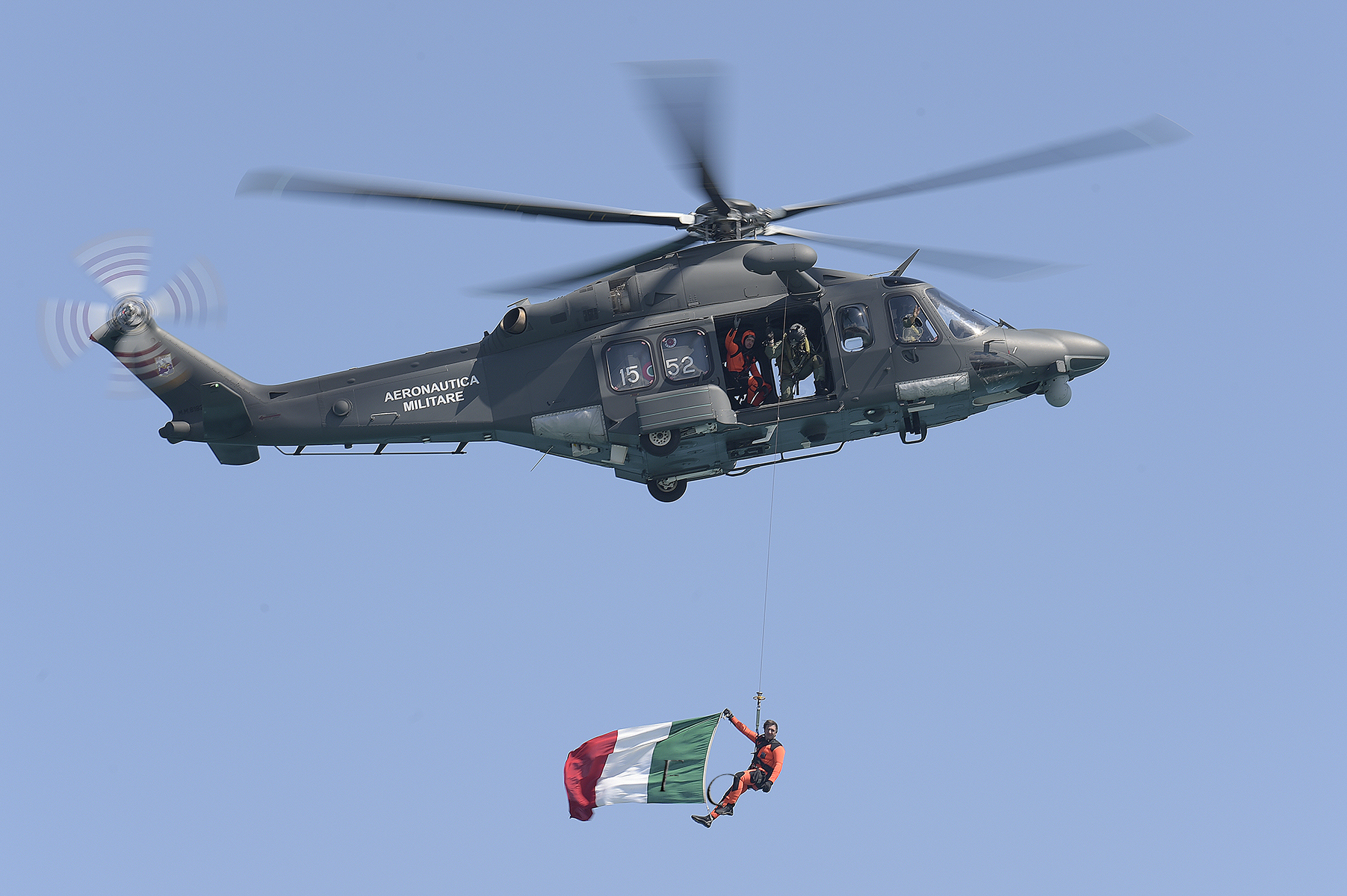 A military helicopter hh139