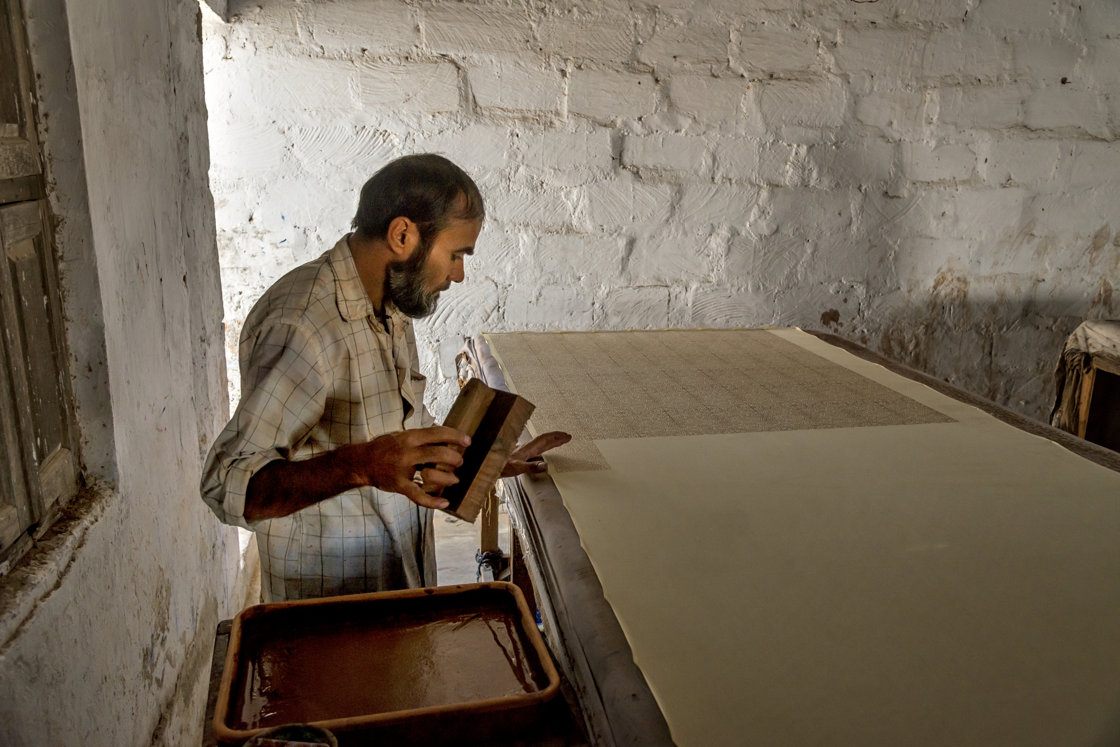 Gujarat 2015 - In una fabbrica tessile