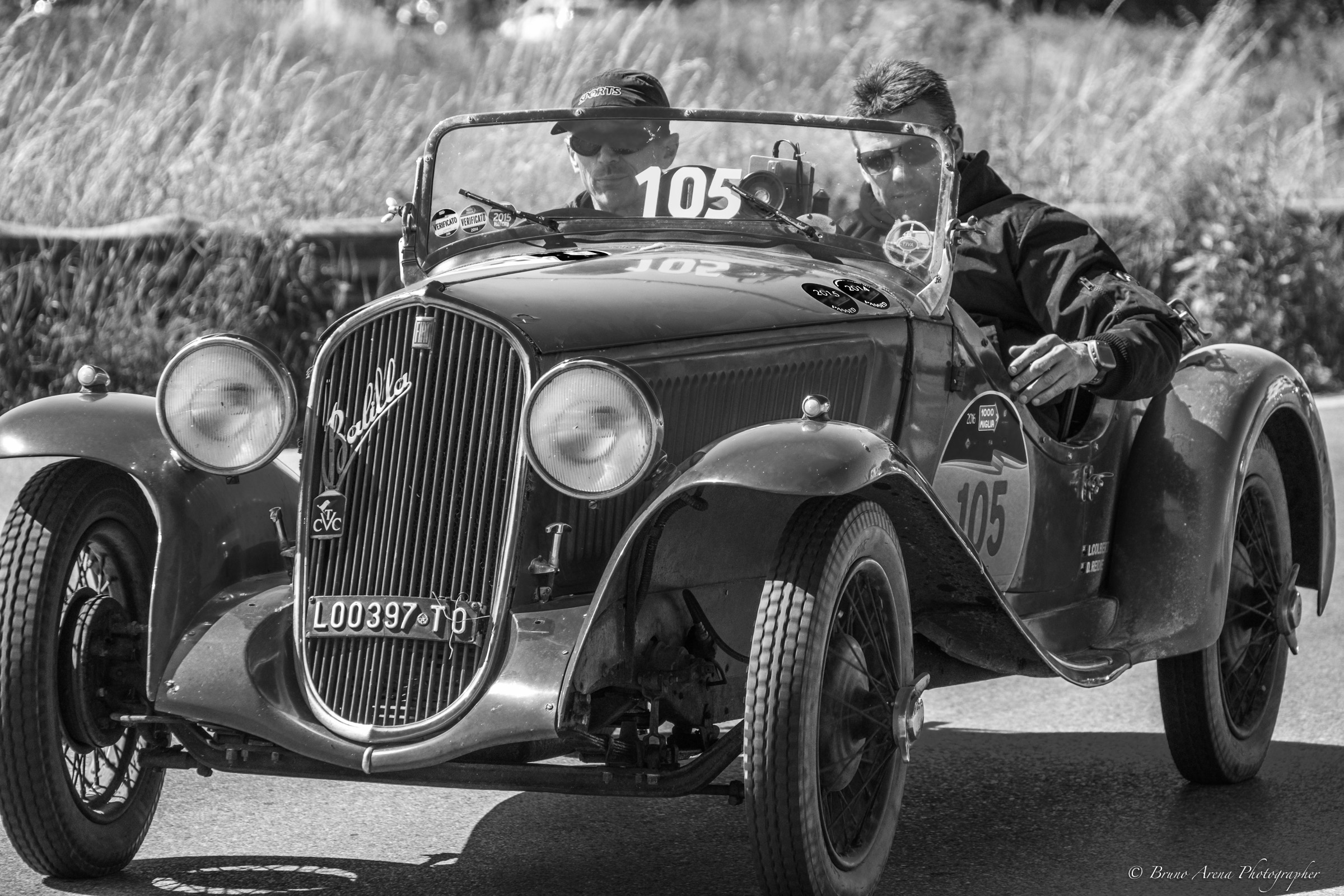 1000 Miglia 2016 vista da Gorgonzola