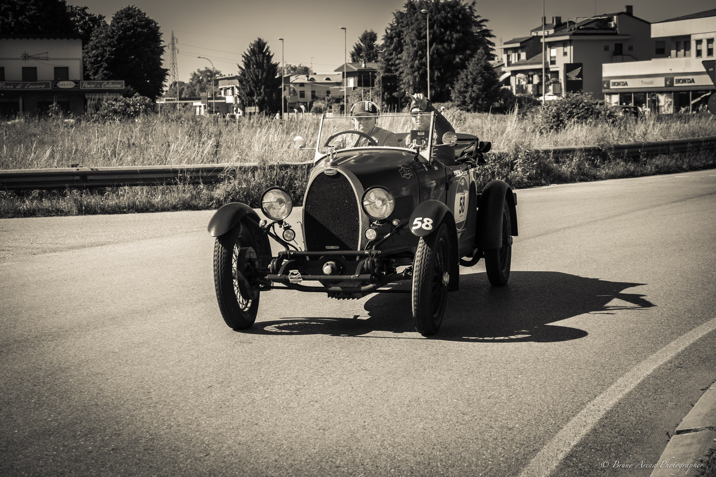 1000 Miglia 2016 vista da Gorgonzola