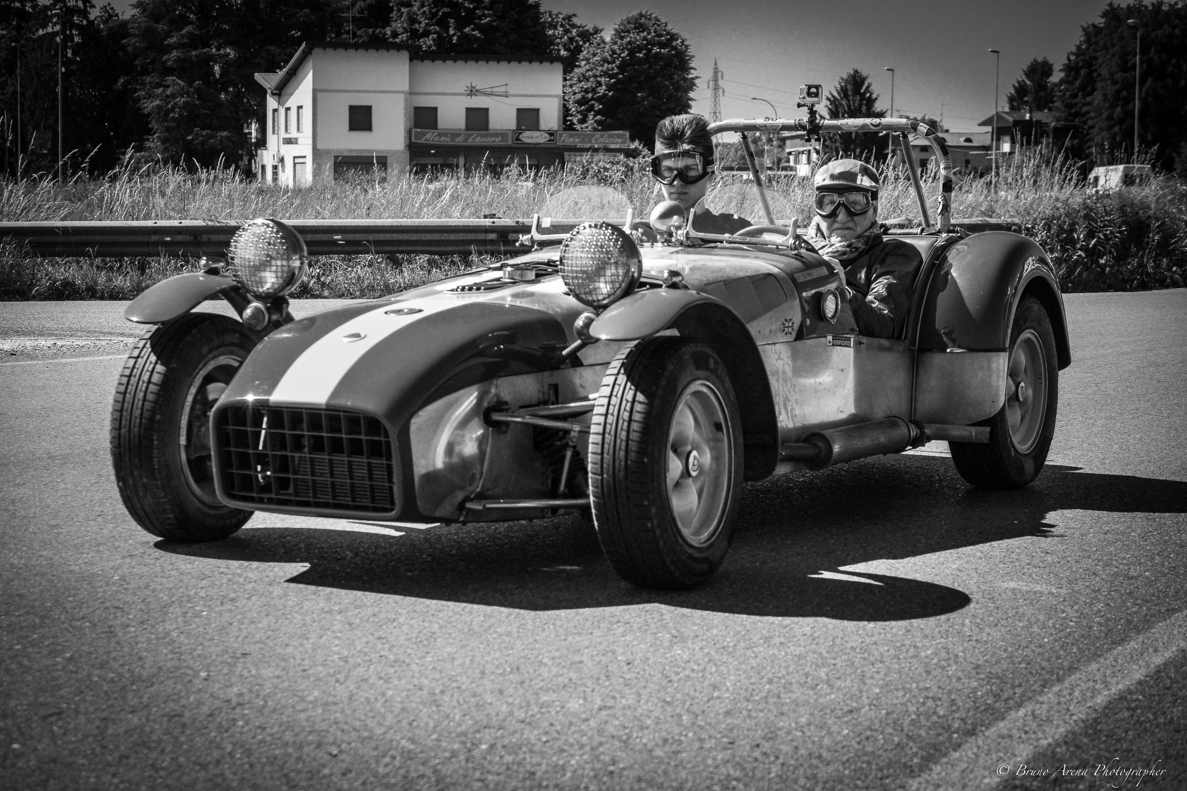 1000 Miglia 2016 vista da Gorgonzola