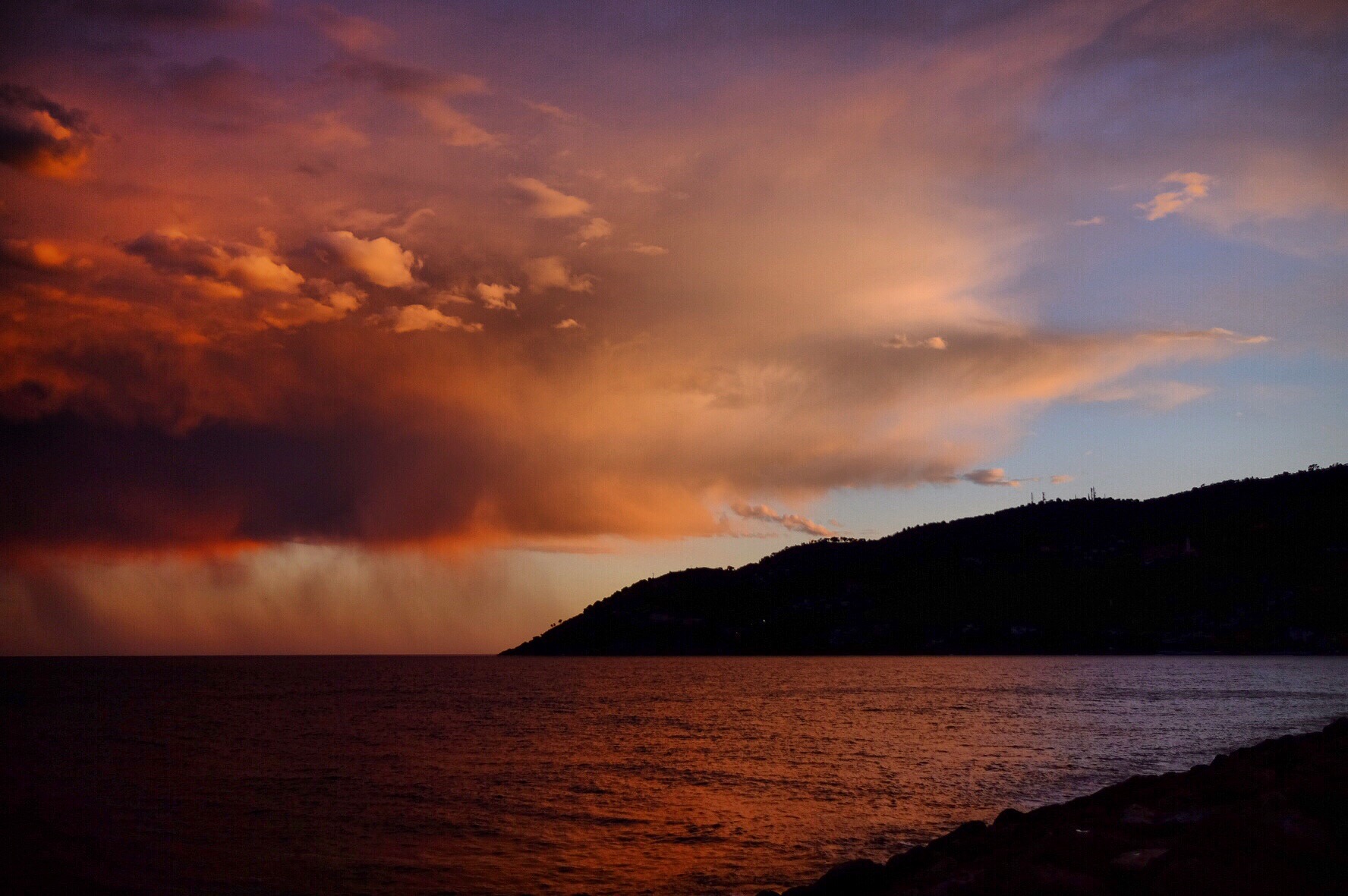 After the storm, the best sunsets ...