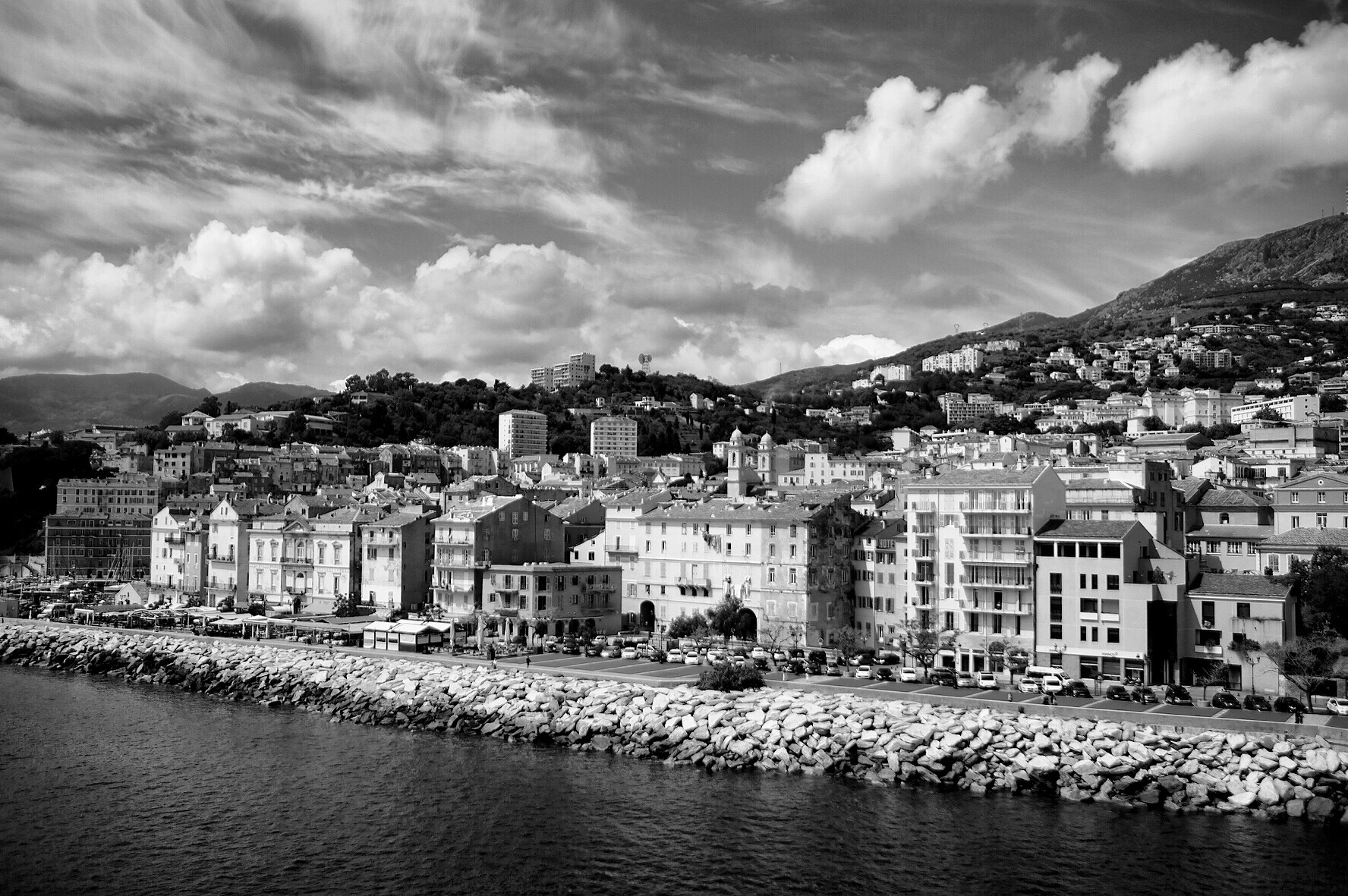 Bastia, Corsica ... from the ferry