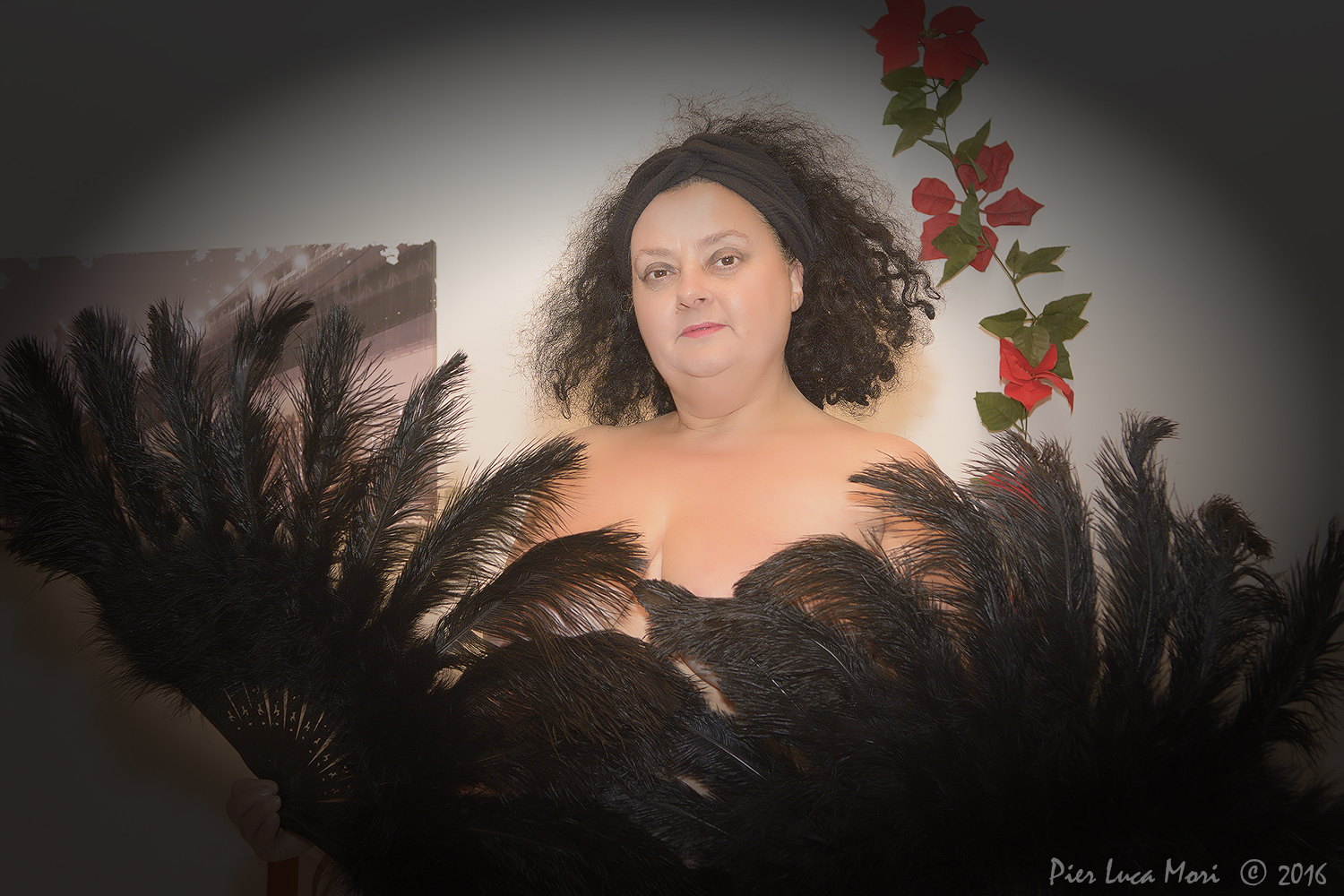 The two ostrich fans