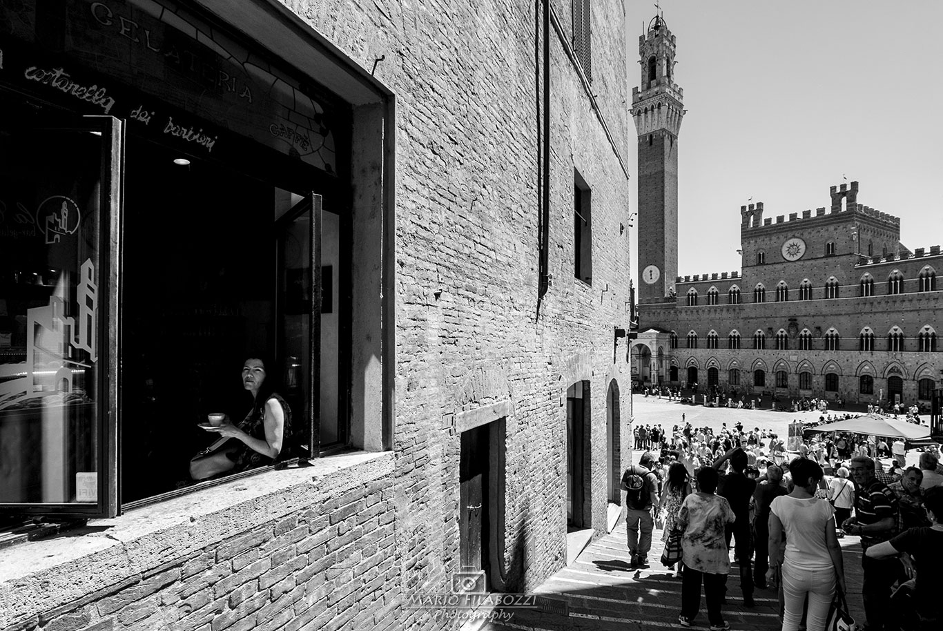 A cafe in Siena