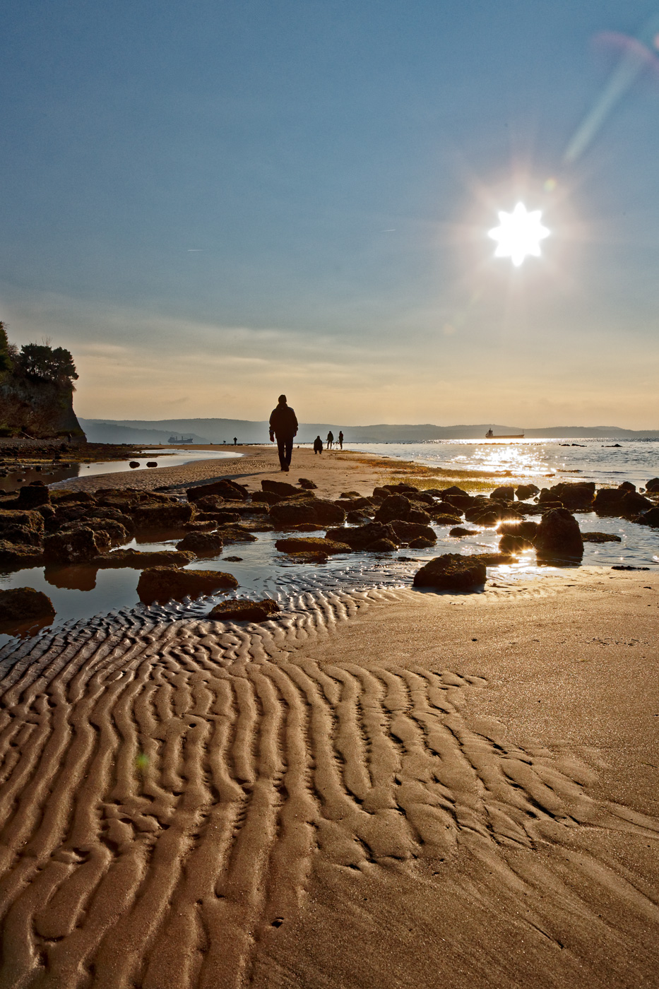 A walk on the beach ...