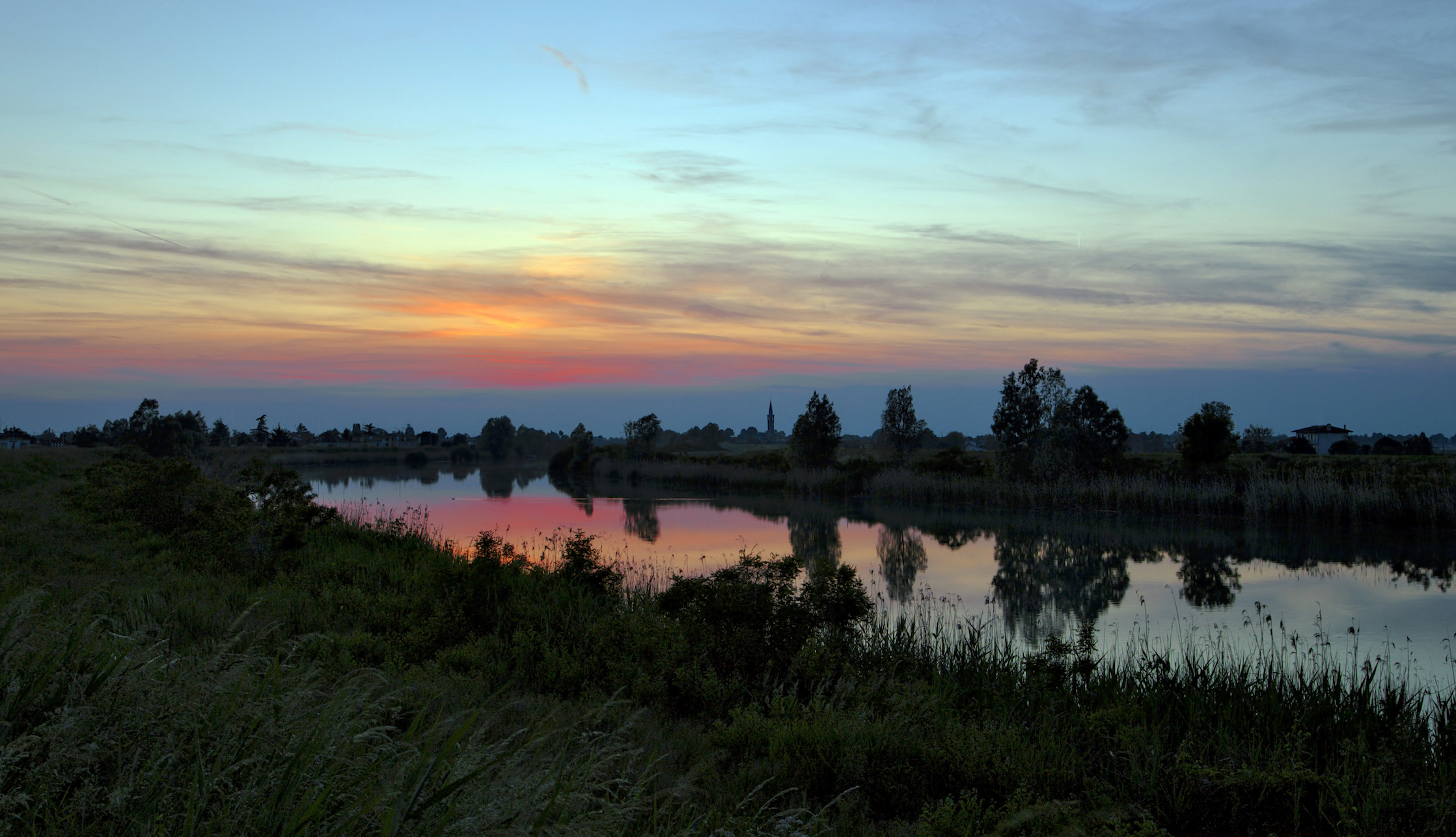 Sunset over the Livenza