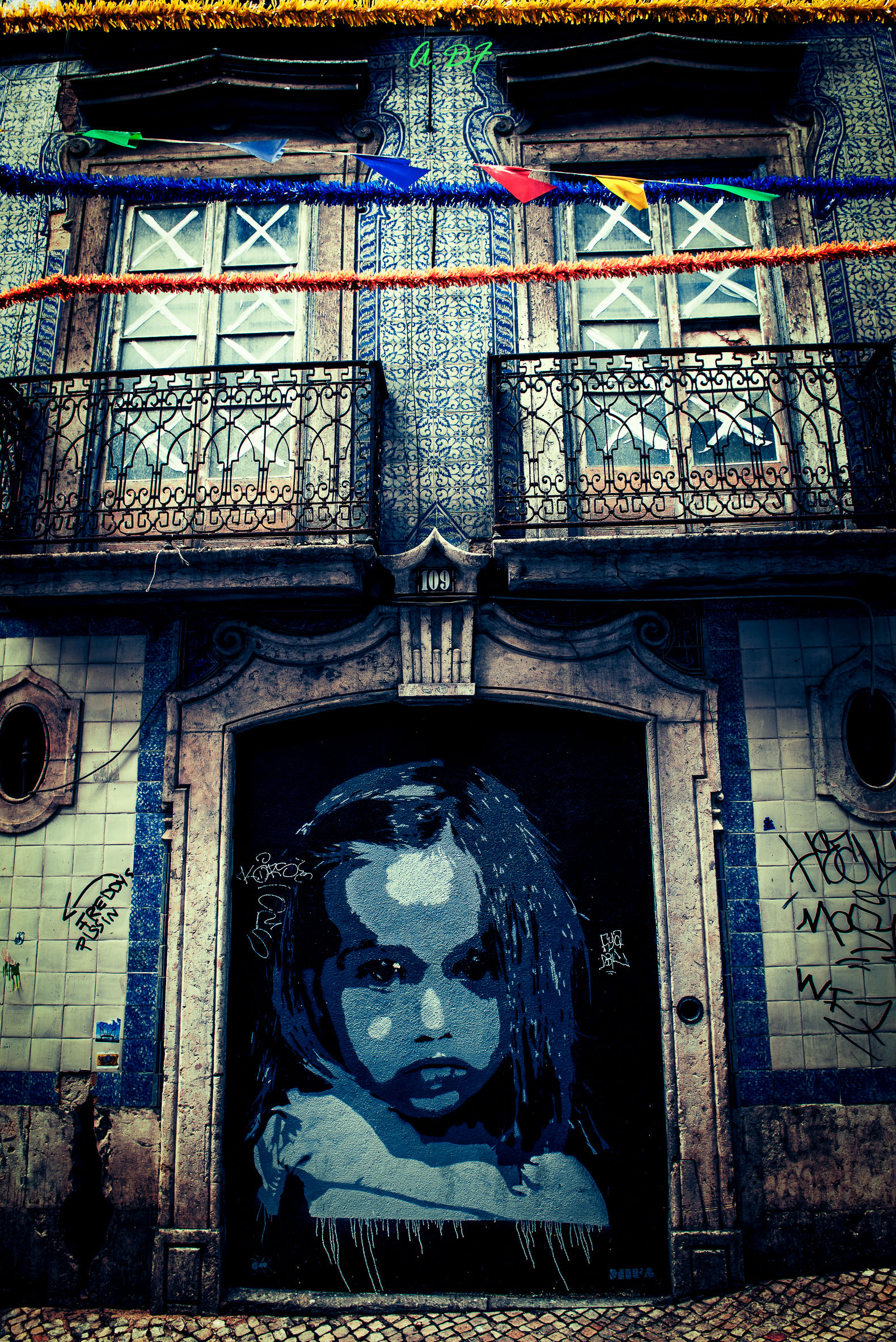 even the walls talk.