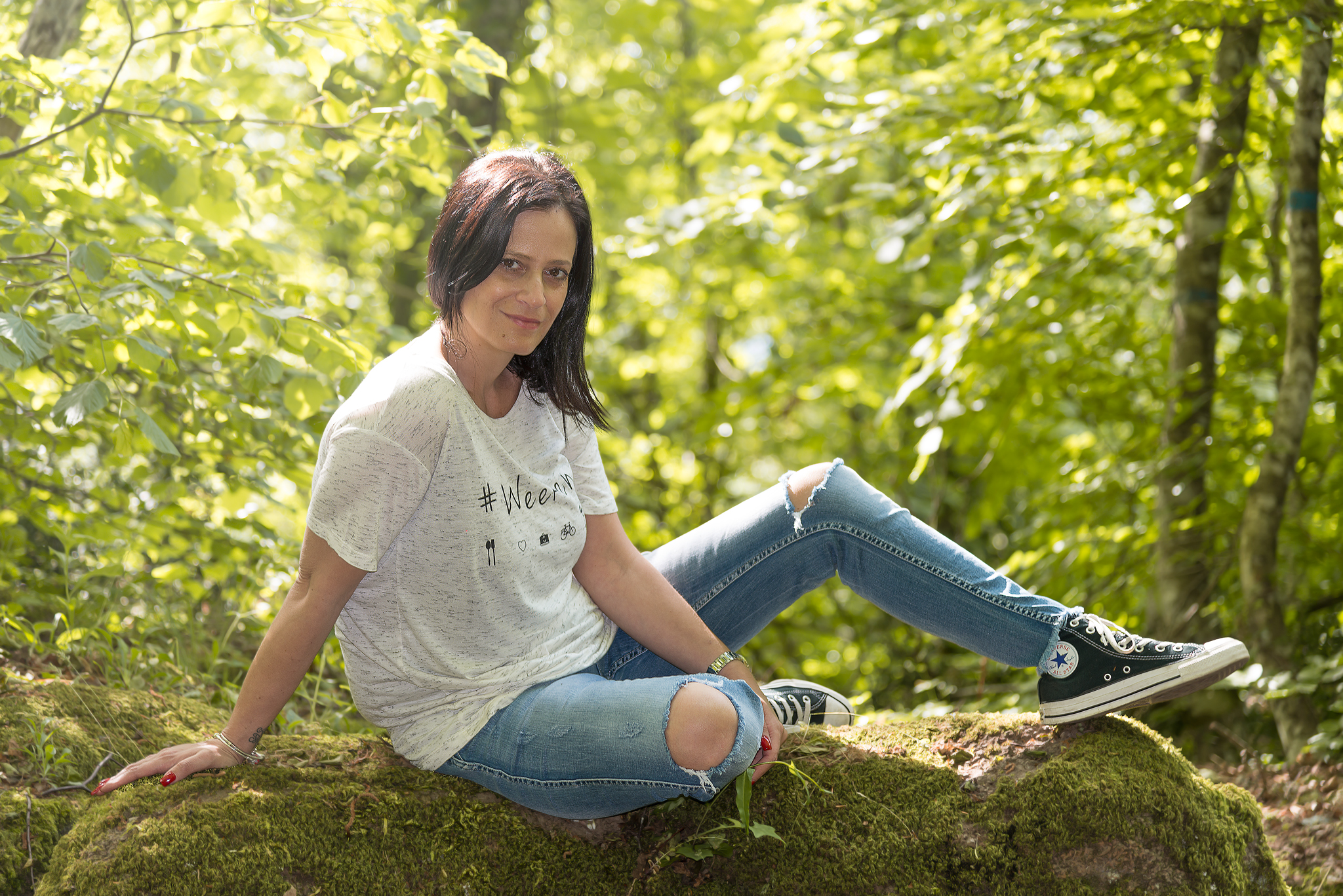 Occasional shooting his wife touches it ...