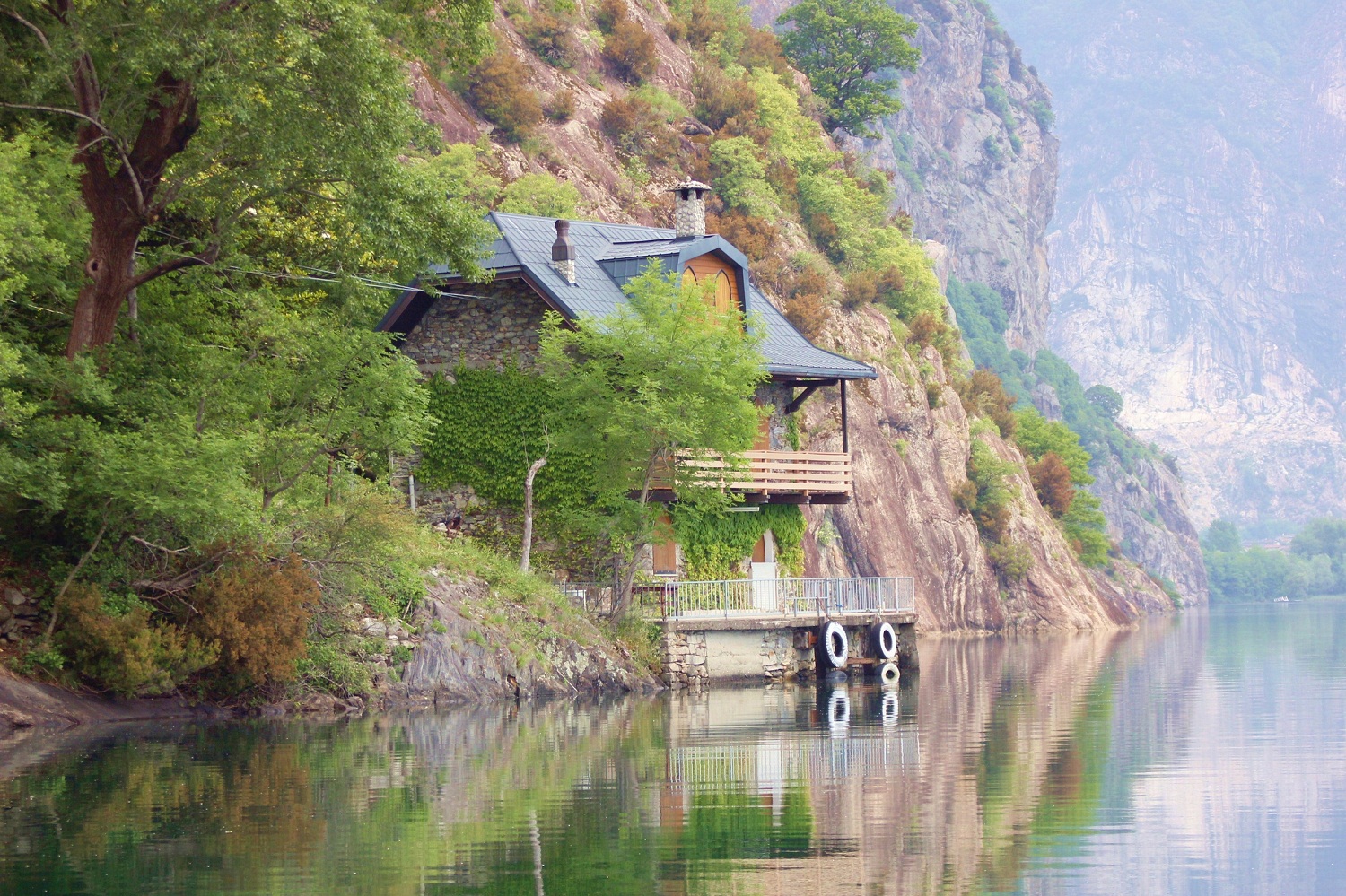 la casa sul lago