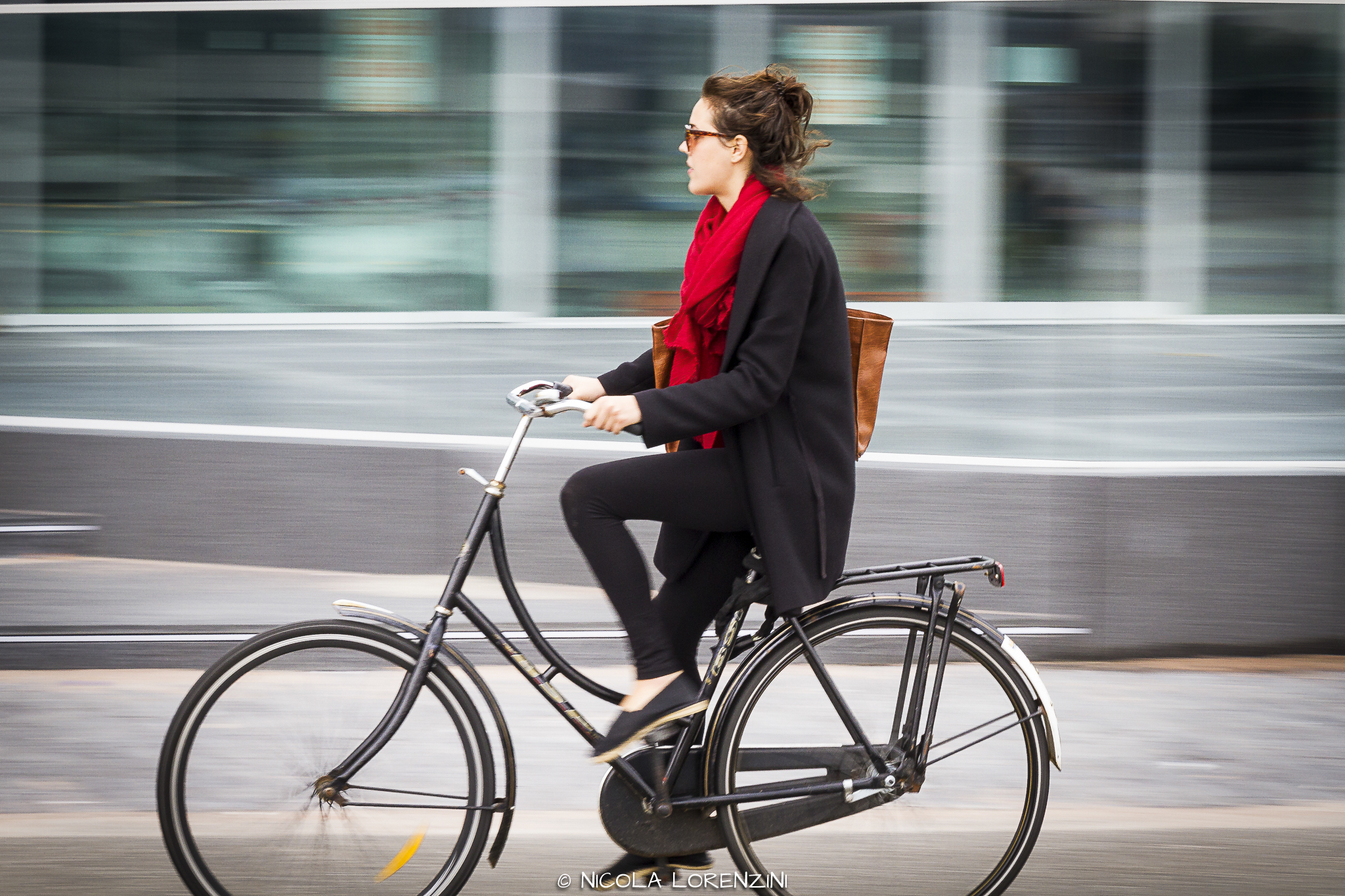 Amsterdam - ragazza in Bicicletta