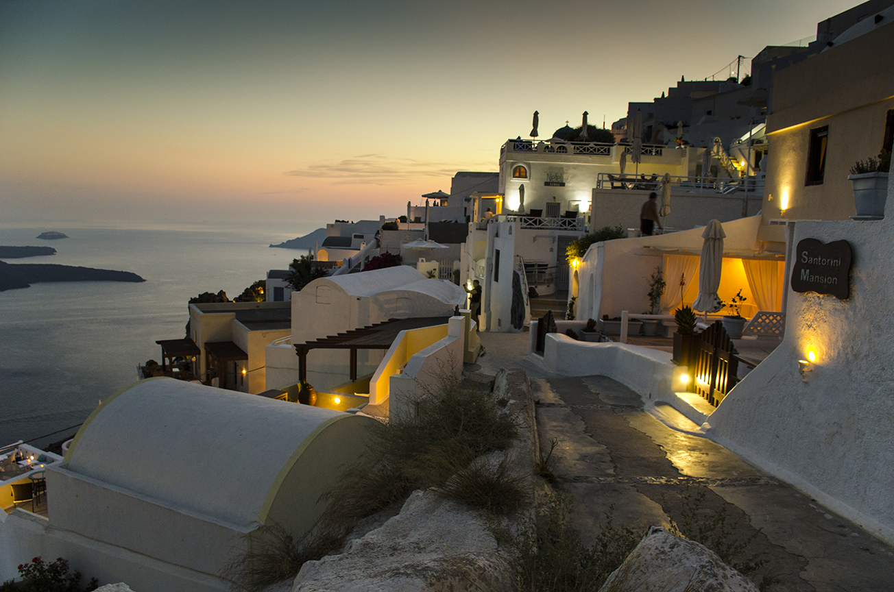 street of Santorini