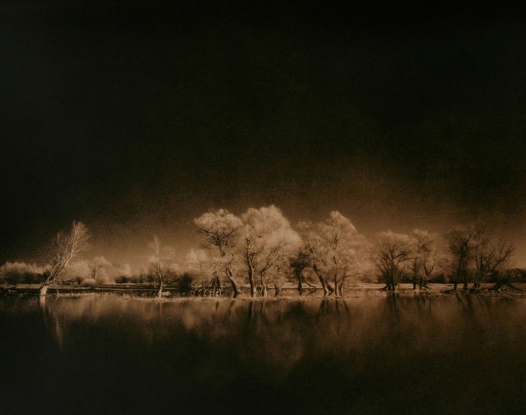 Reflections, Narew River - Lith Print