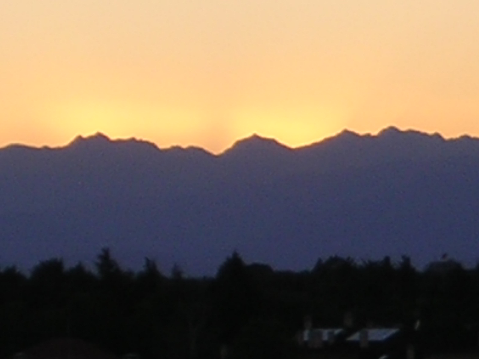 Tramontto of Mountains