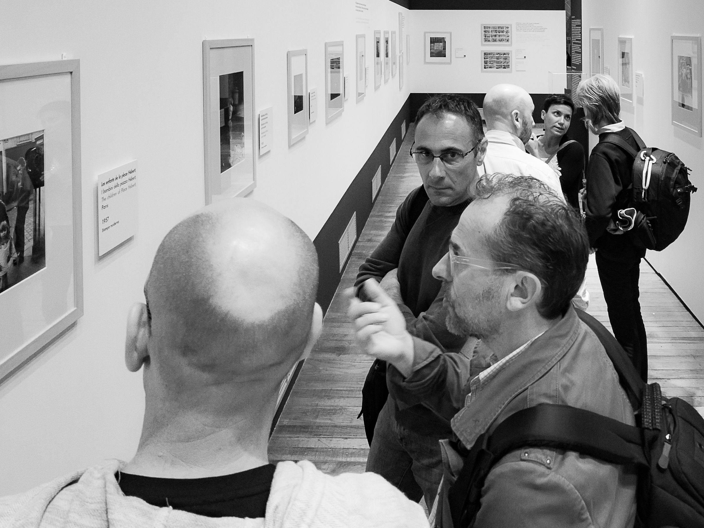 Meeting at the exhibition Doisneau Monza 09/06/16