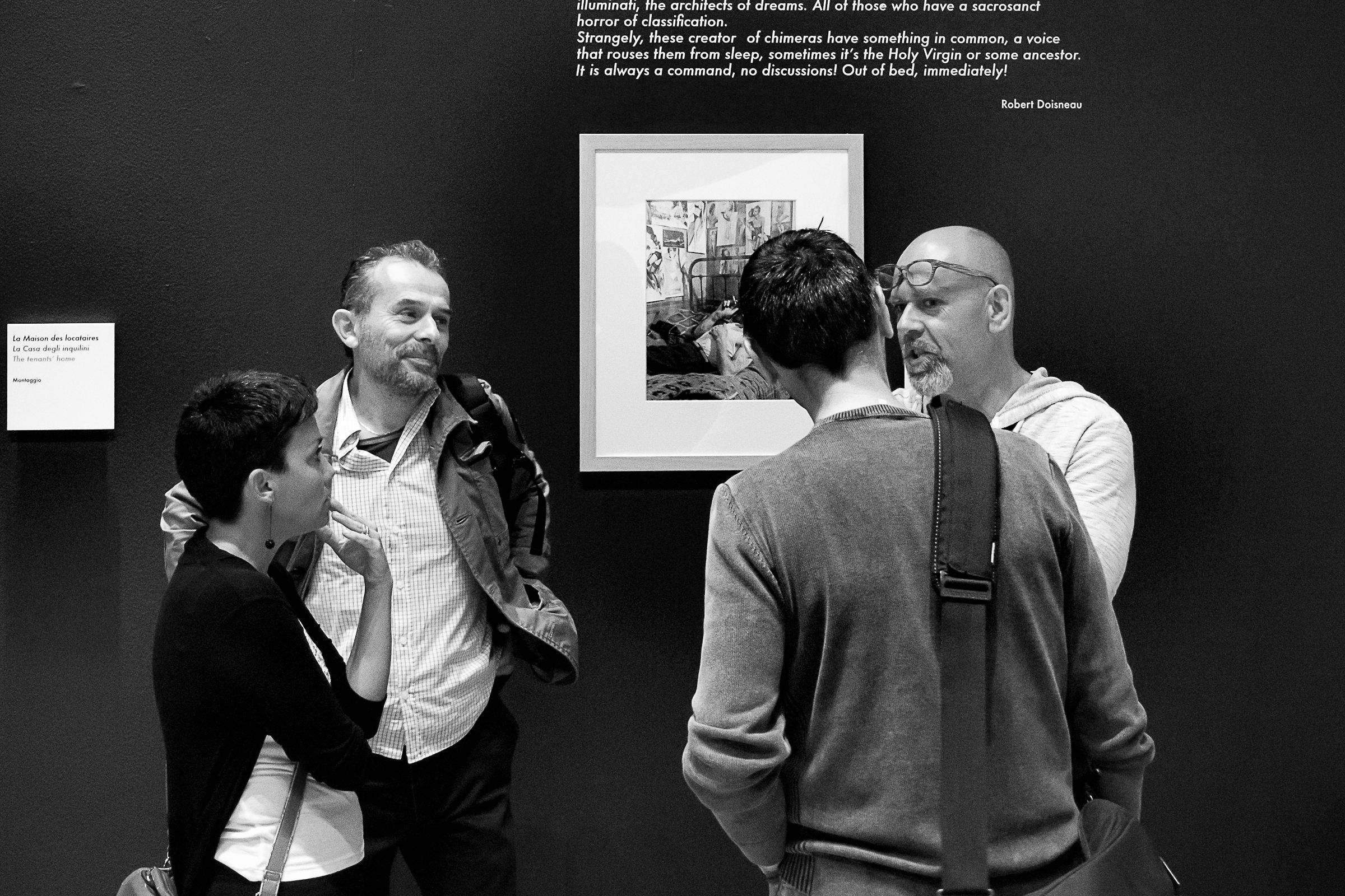 Meeting at the exhibition Doisneau Monza 09/06/16