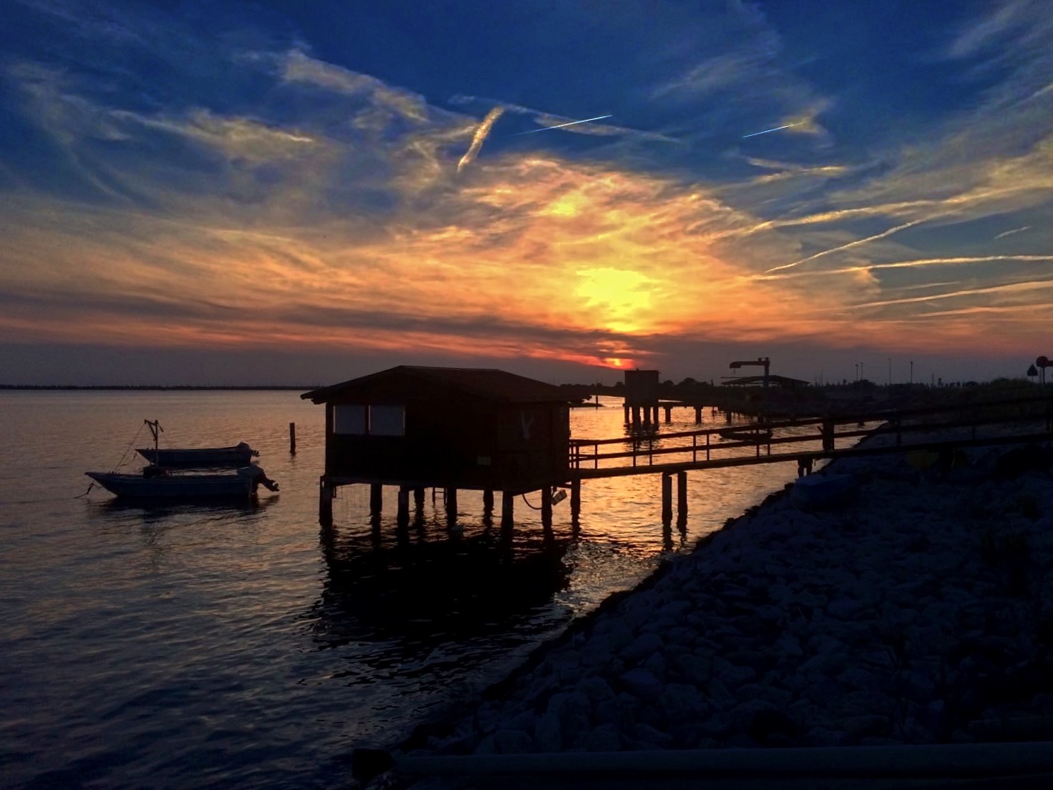 Sunset on the Scardovari Sacca