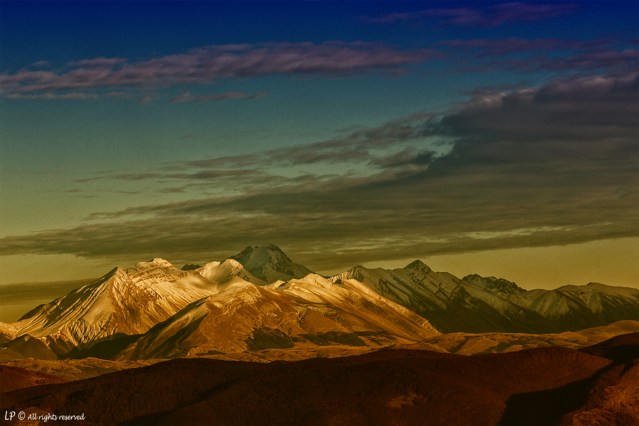 Panorama from Mount Terminillo