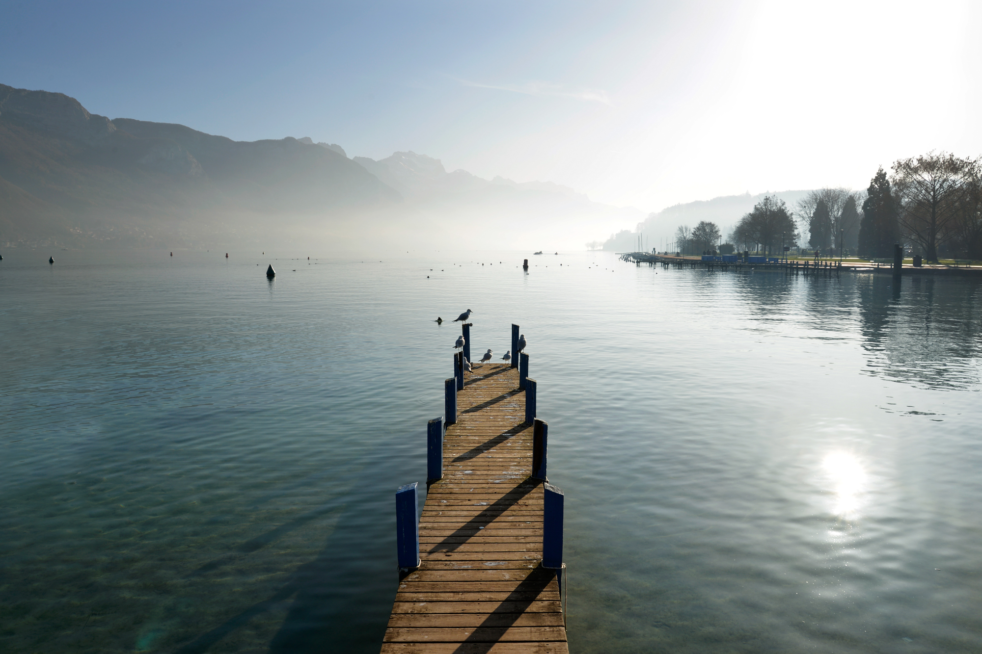 jetty lake at Annecy