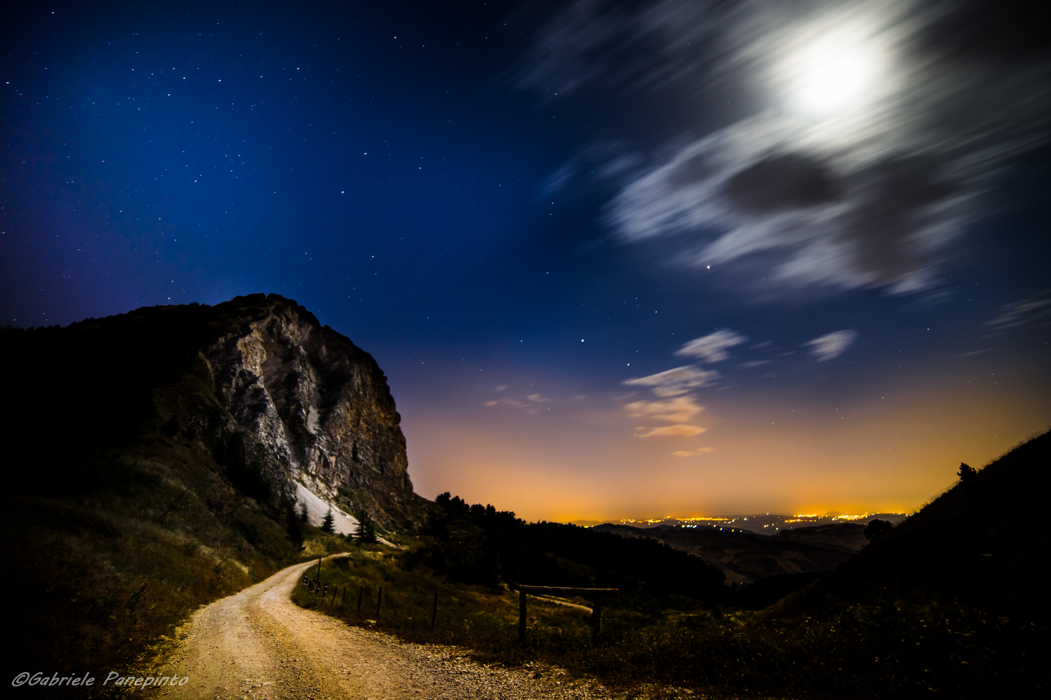 Night hike to Mount Cammarata