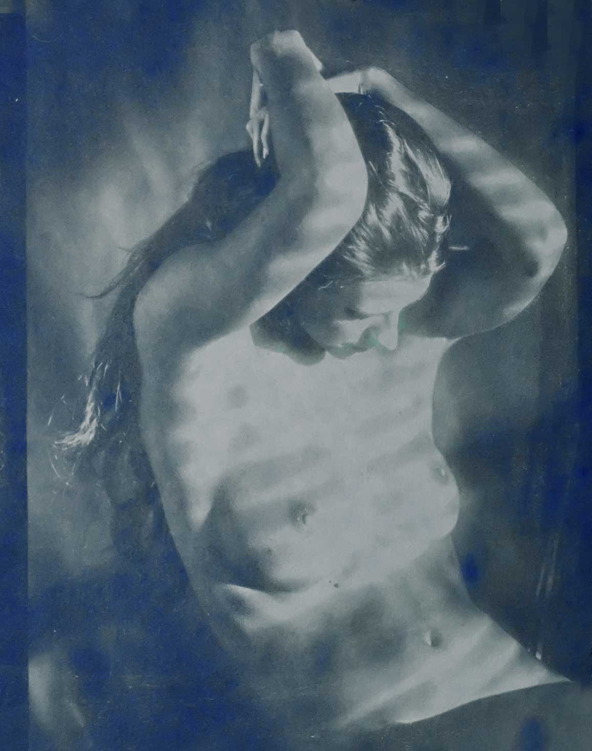 Cyanotype on washi paper