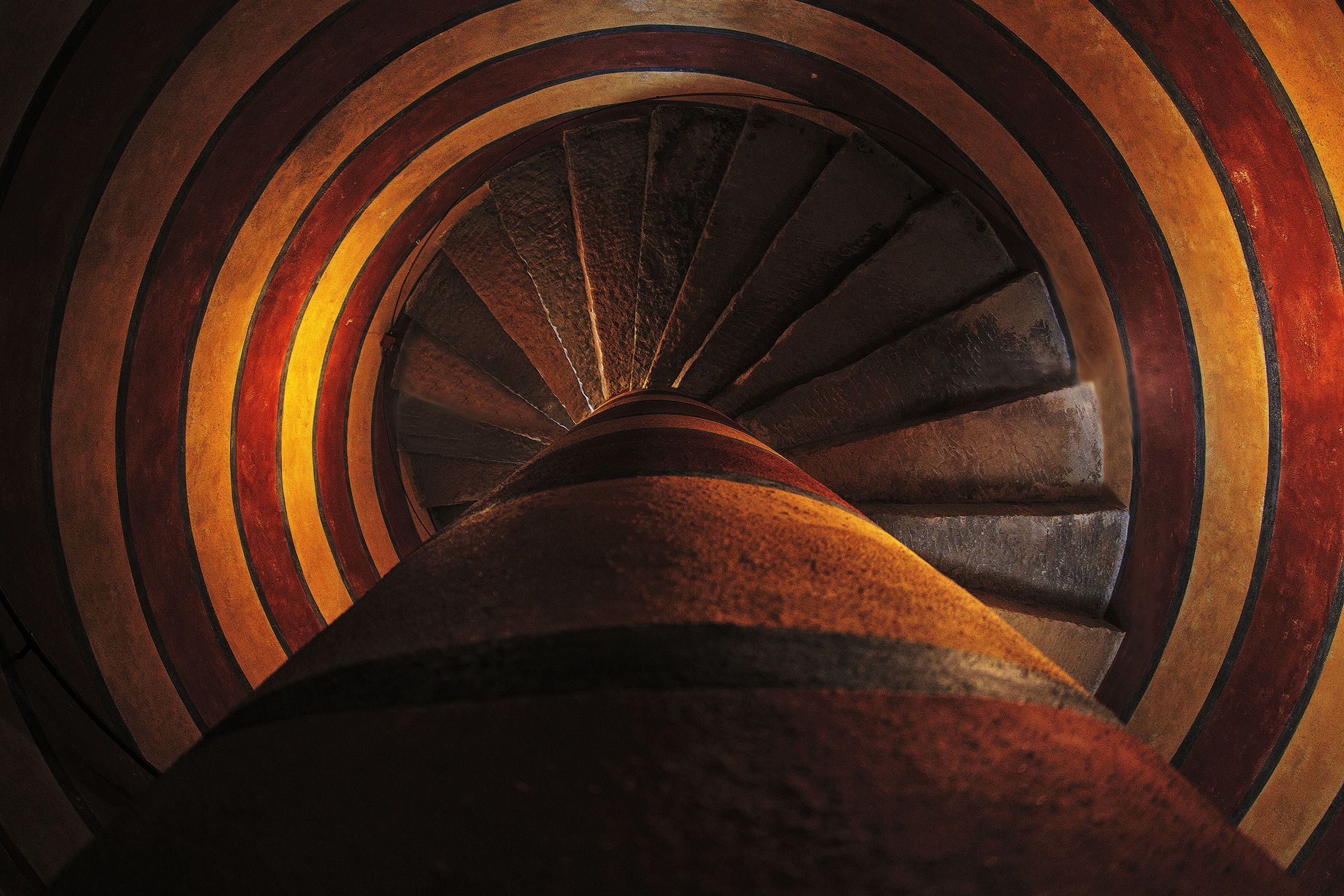 The spiral staircase