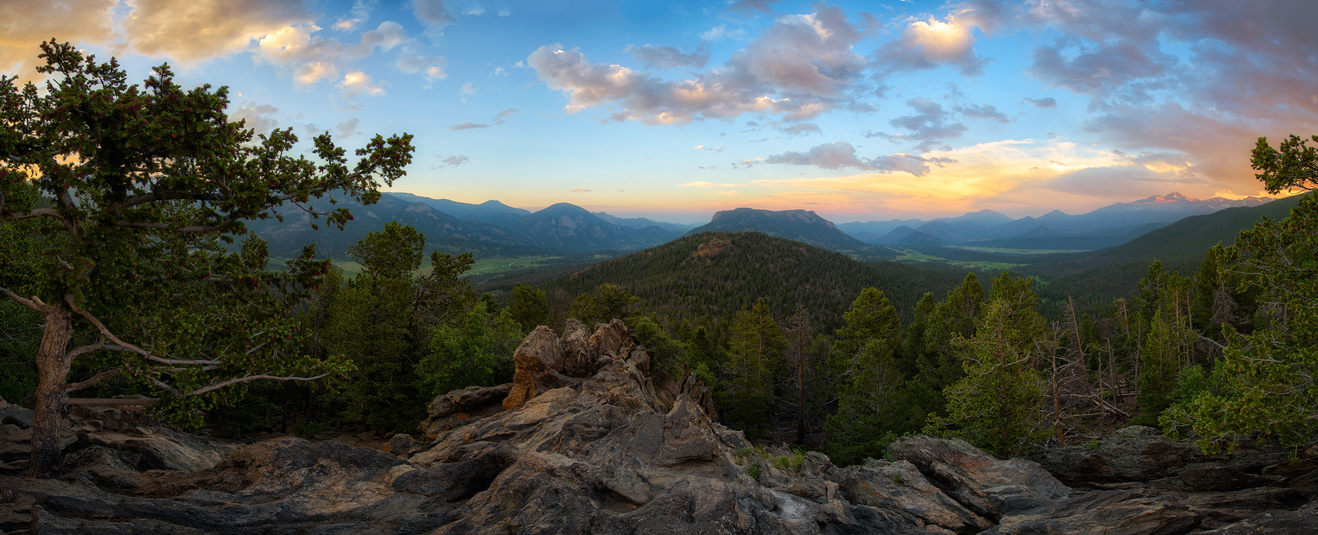 Rocky Mountain National Park, Colorado, 6 x pano