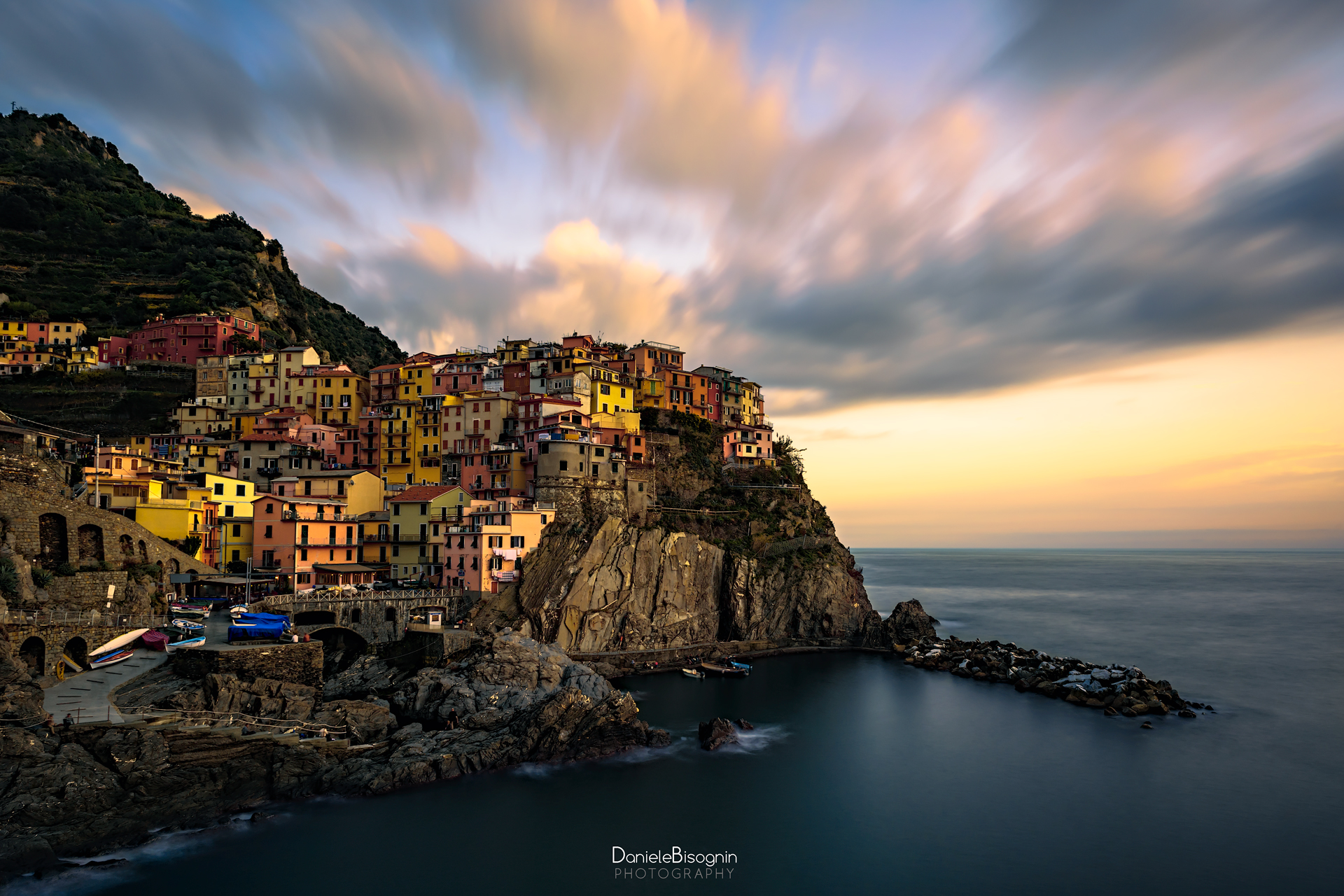 Clinging to the rocks