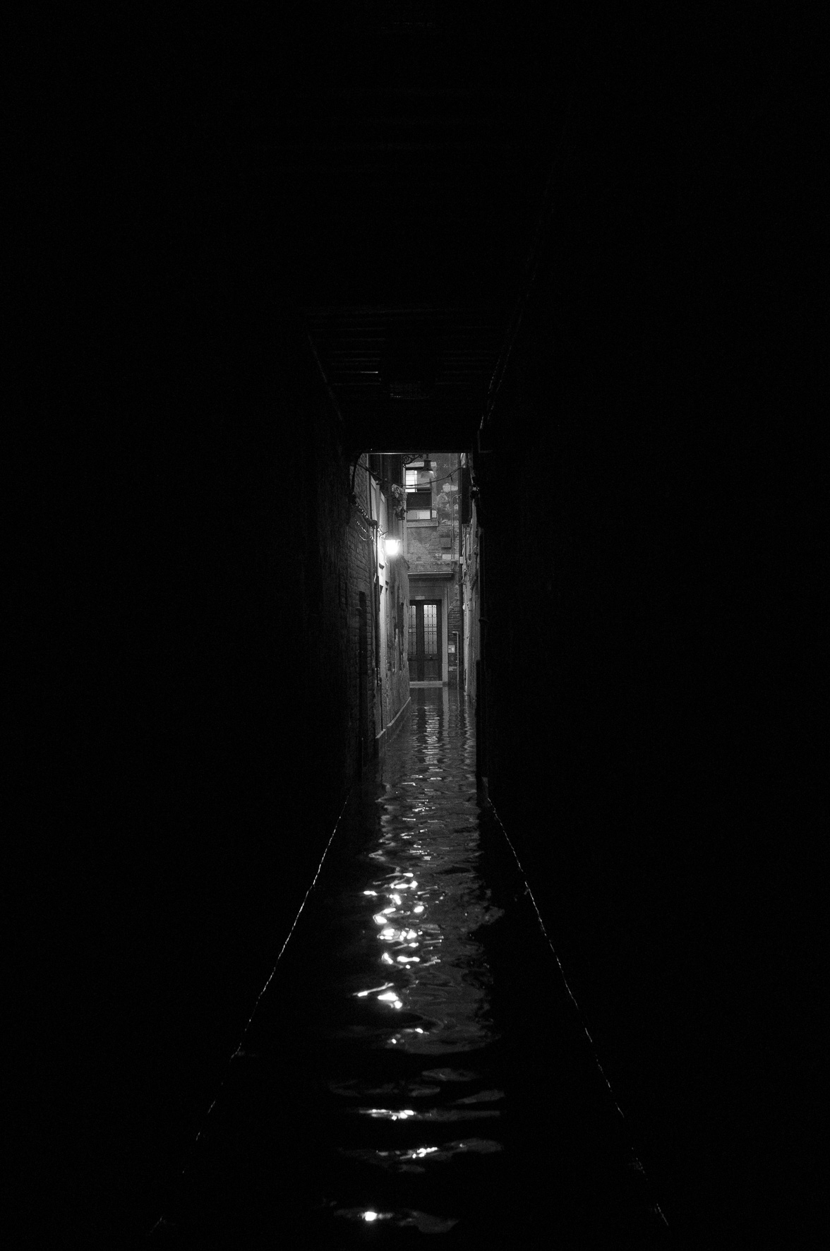 Venezia with water by night