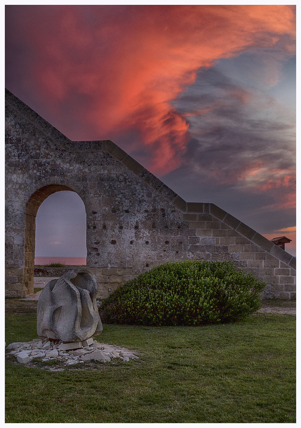 Sunset in Torre Lapillo