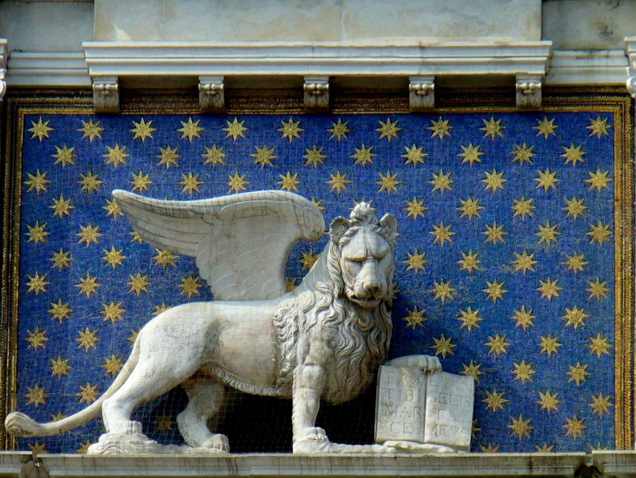 Venice .. the clock Lion