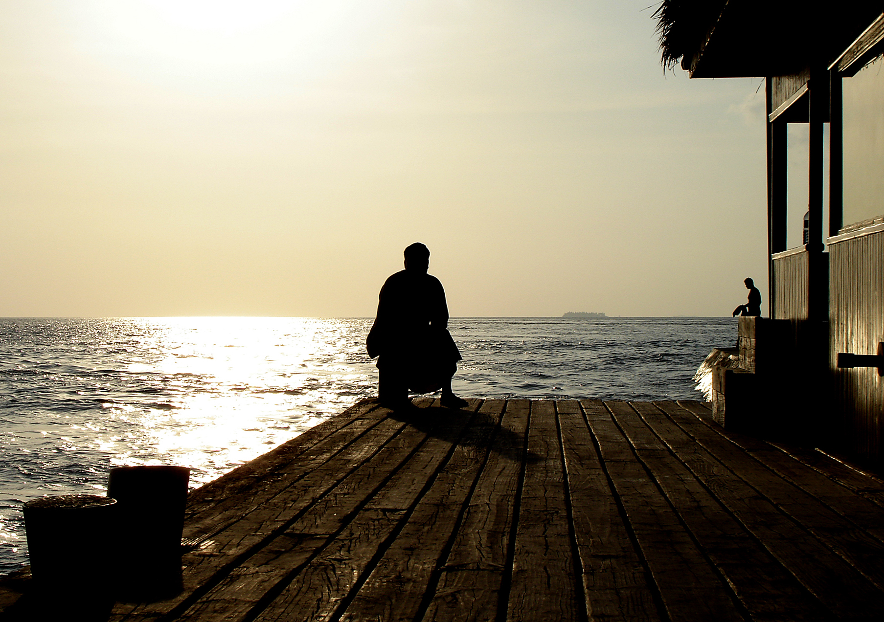 Sunset in the Maldives