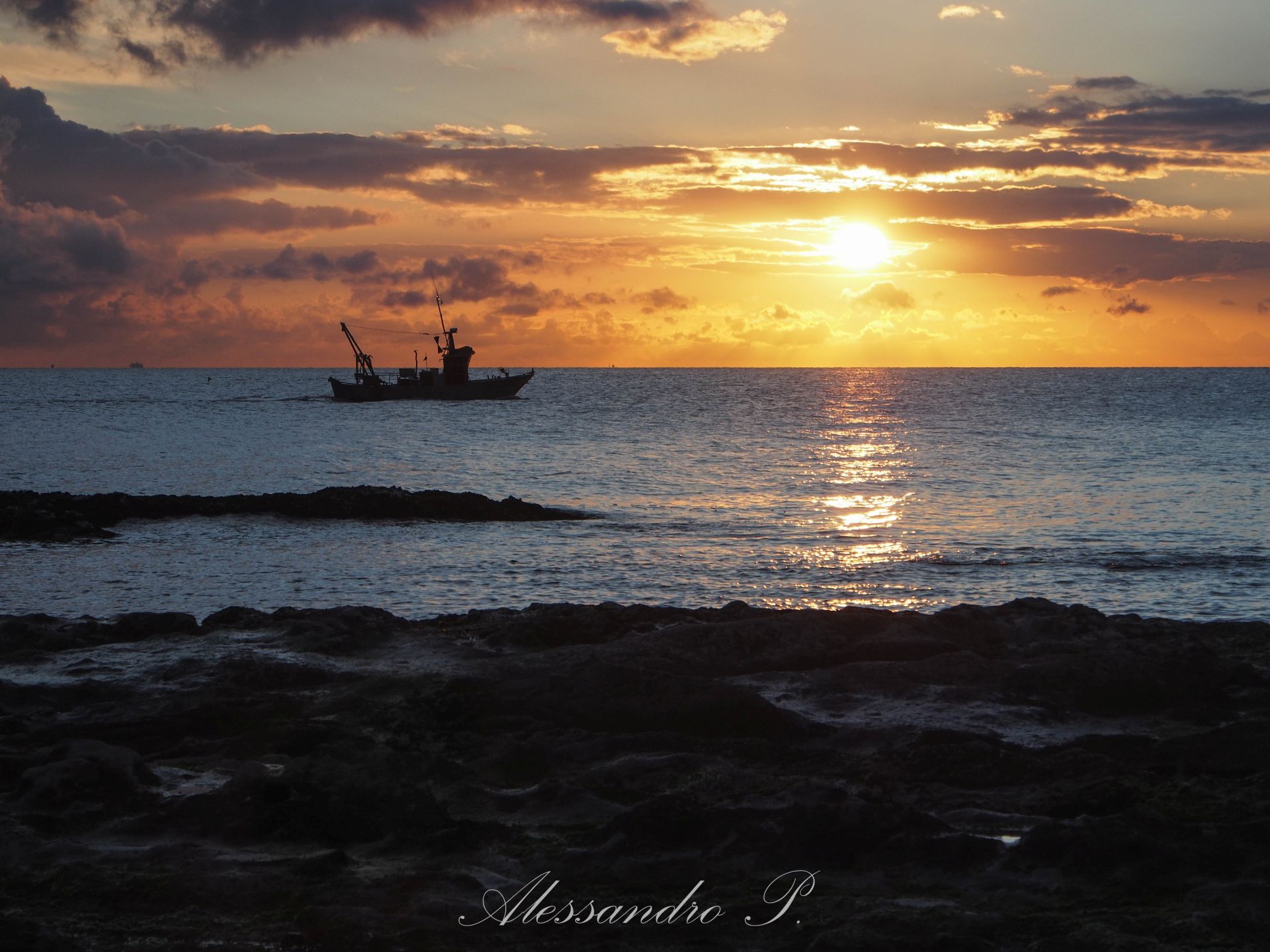 Sunrise at the Passetto, Ancona, Italy