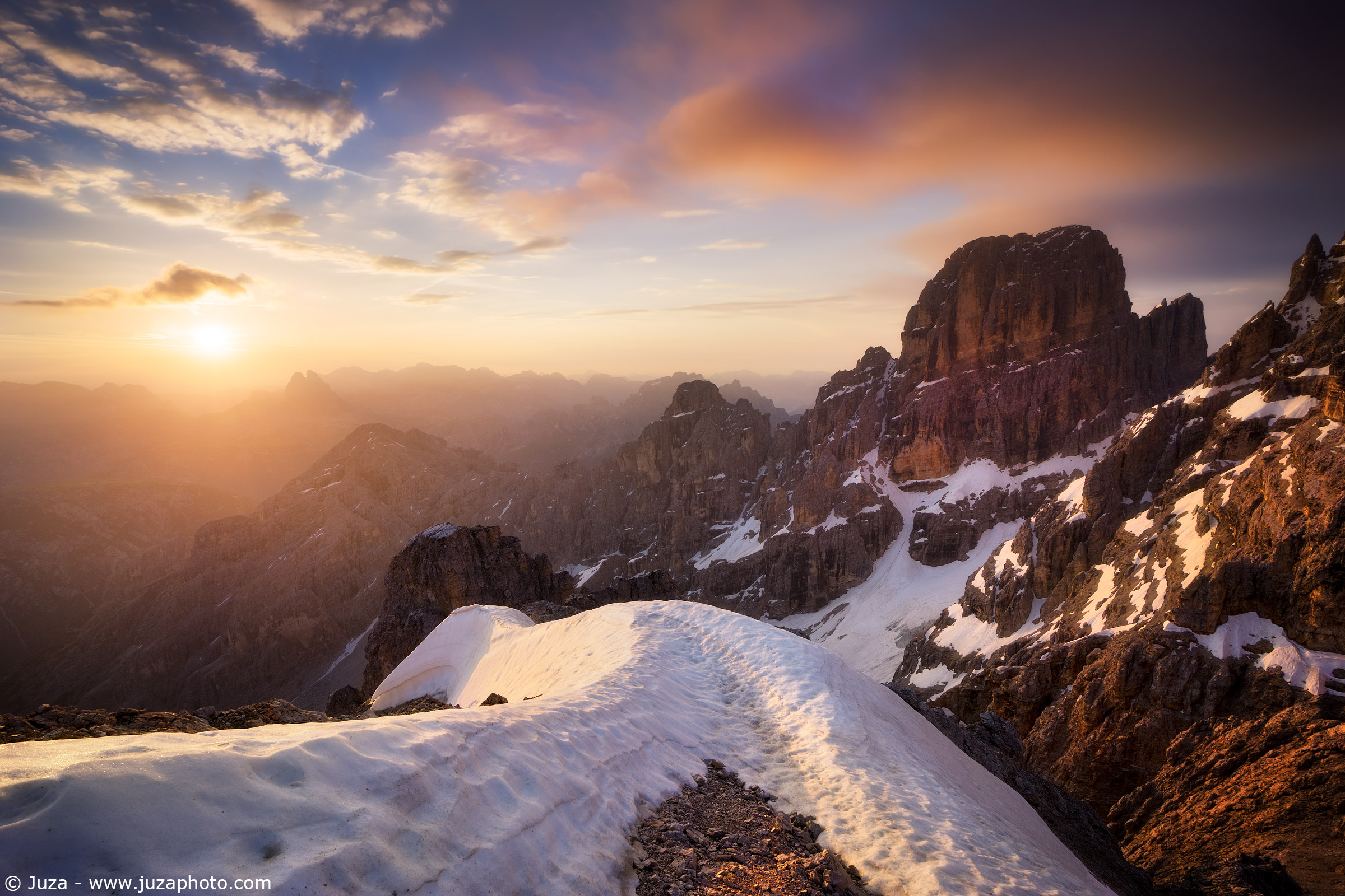 Alba from Rifugio Lorenzi