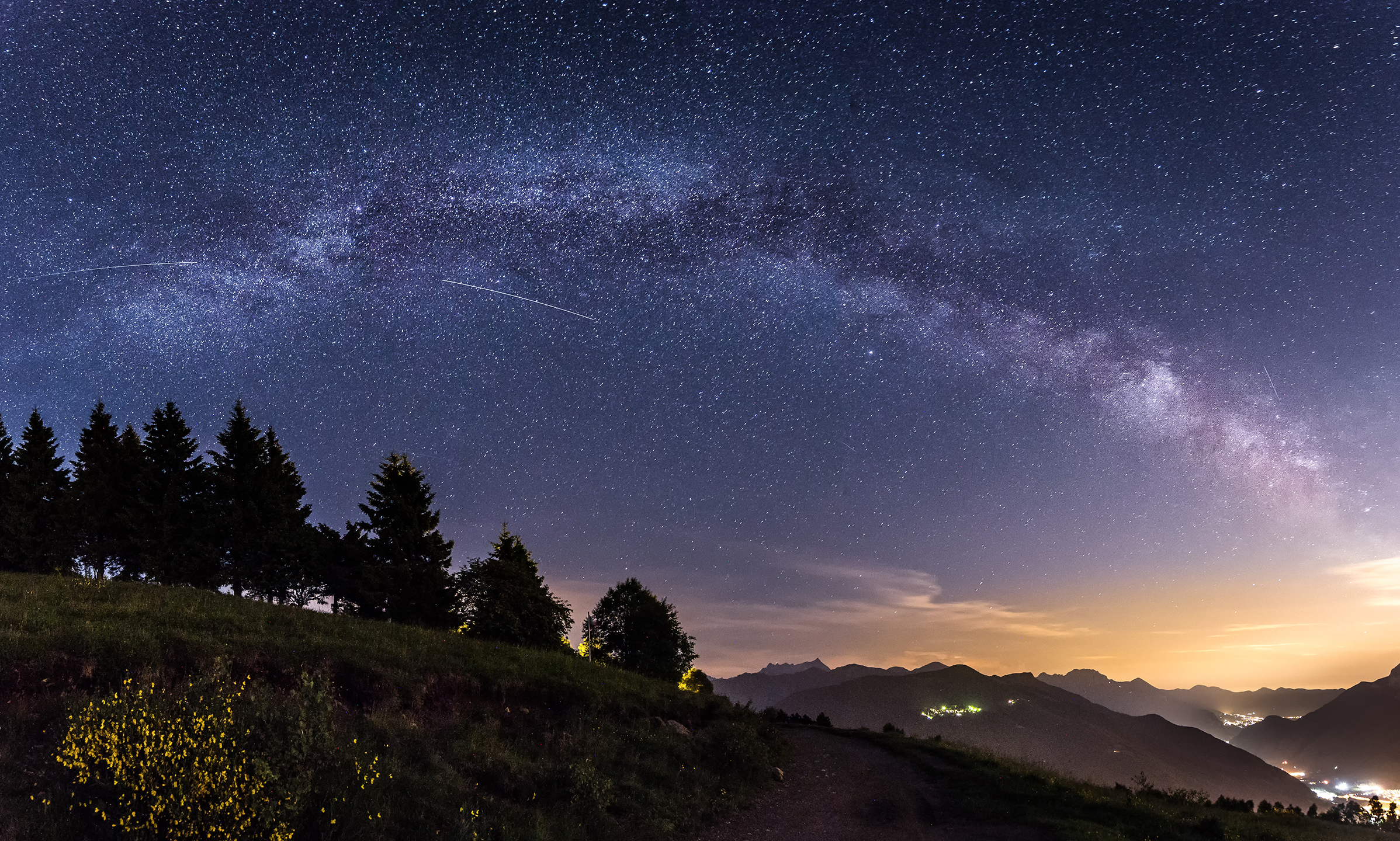 Milky way in valsassina