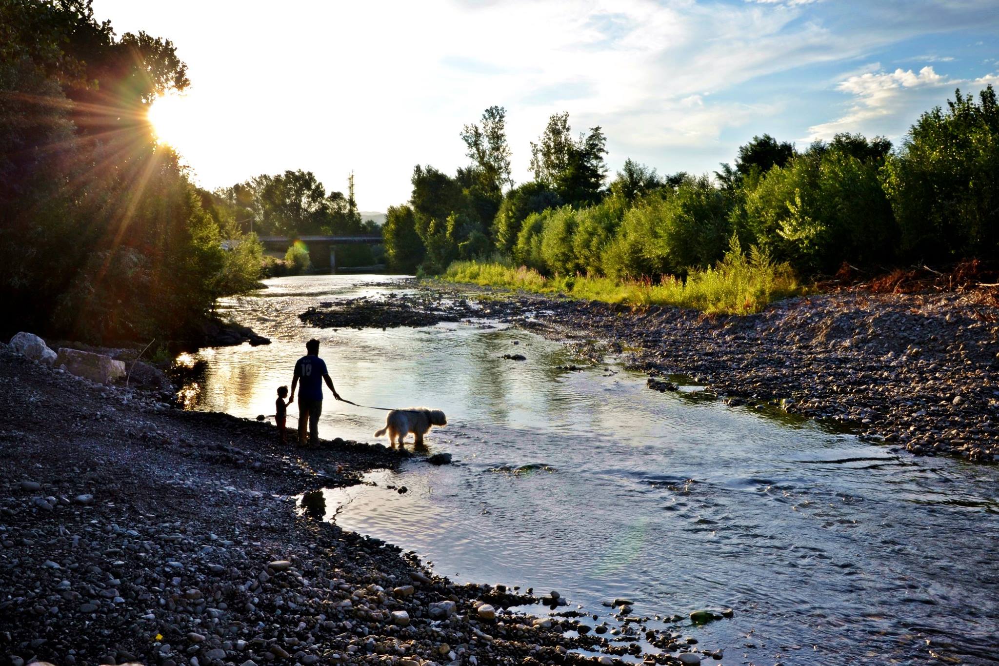 The man and the girl