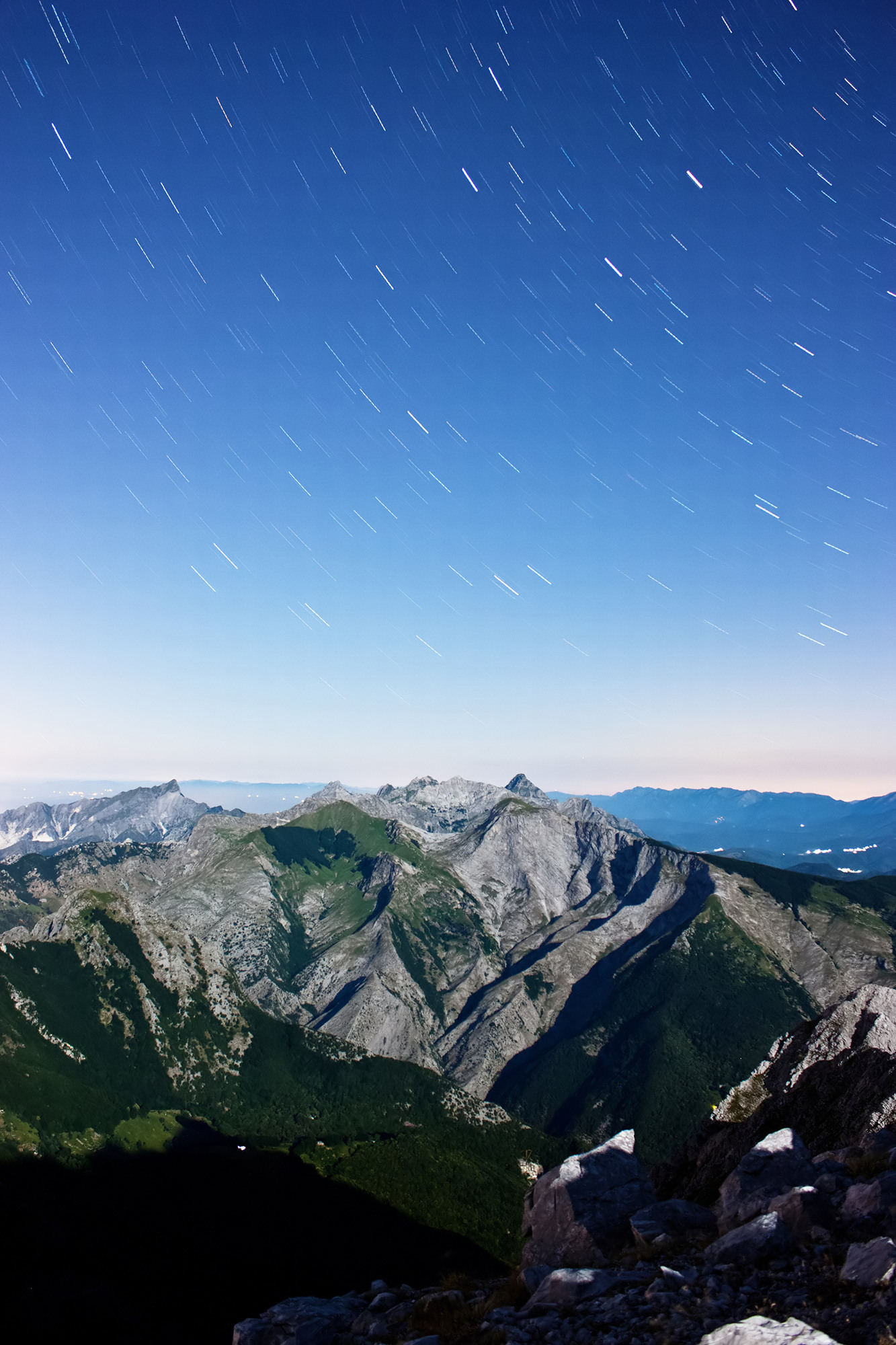 Notturna dalla Pania della Croce