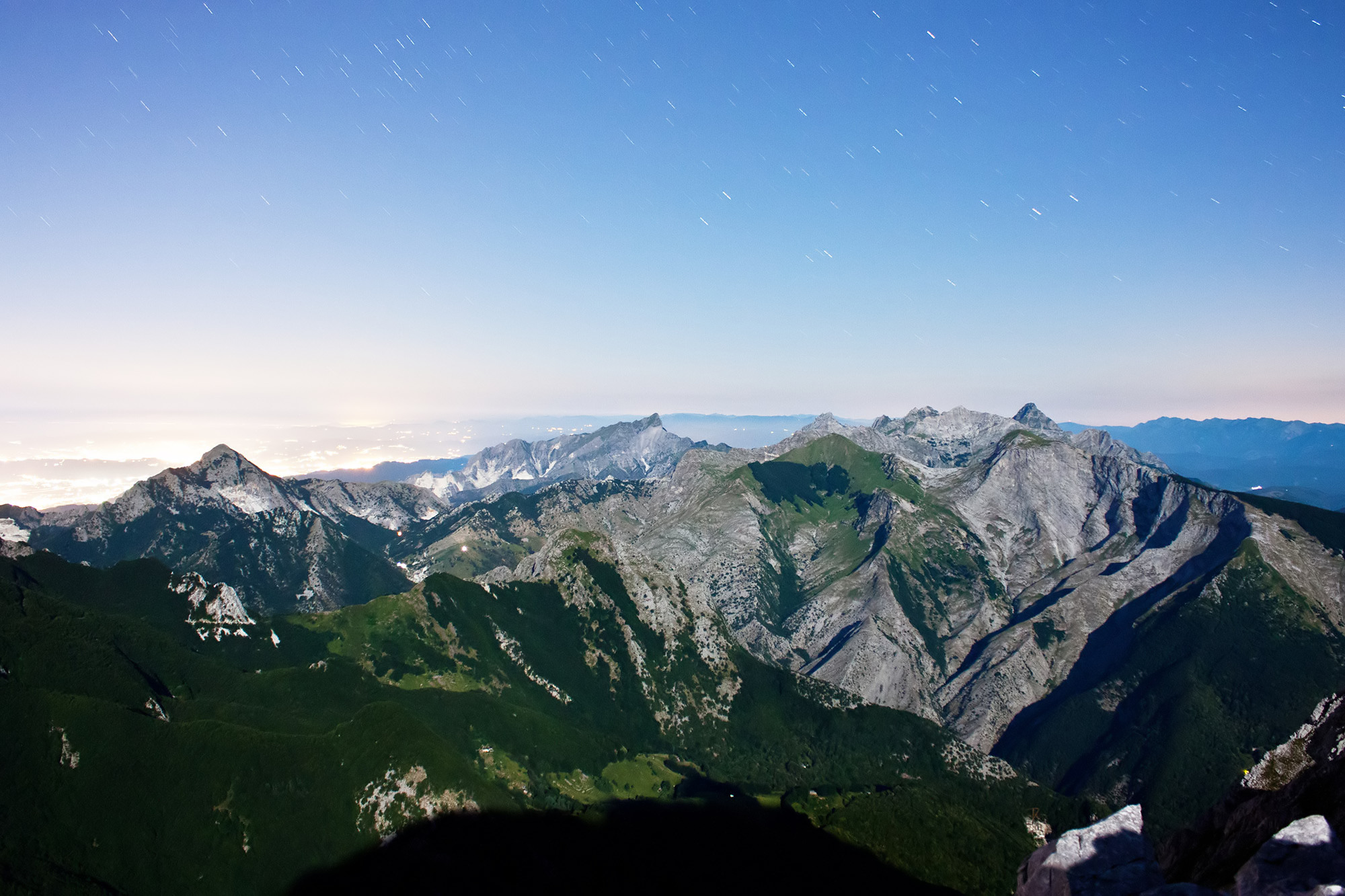 Notturna dalla Pania della Croce