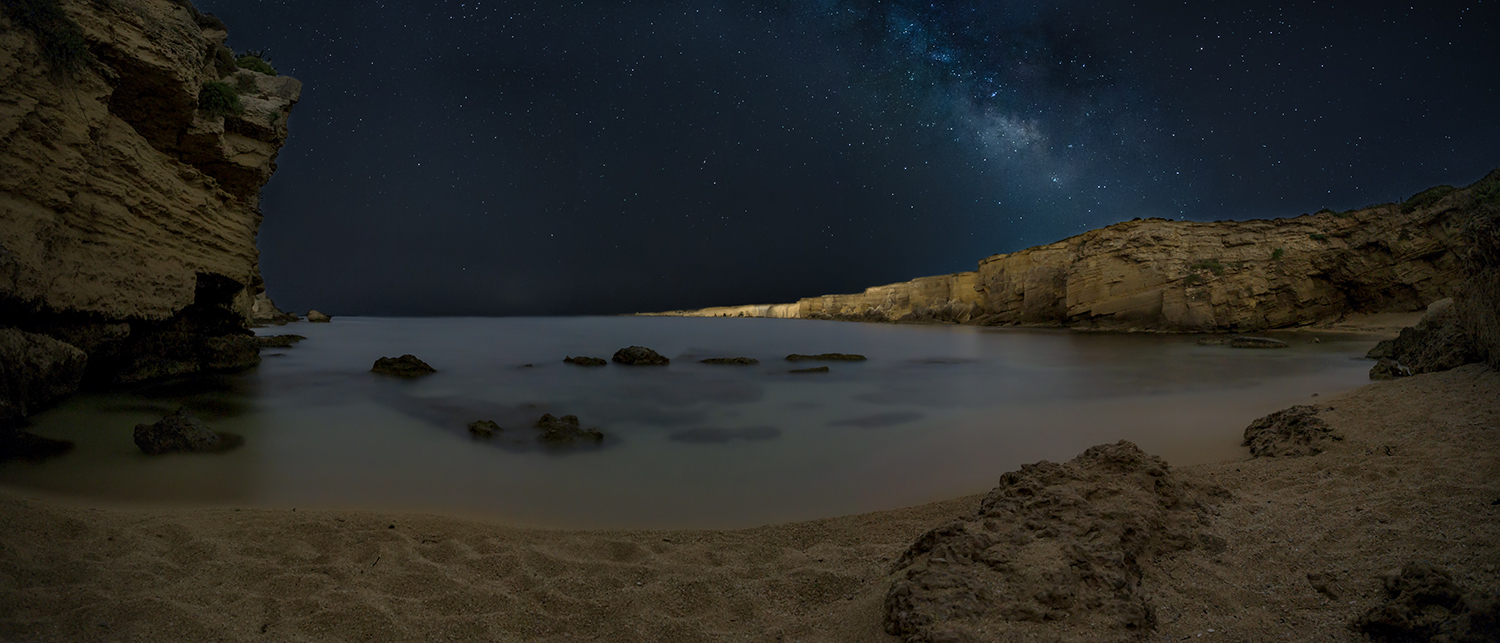 The allure of the beach under the stars