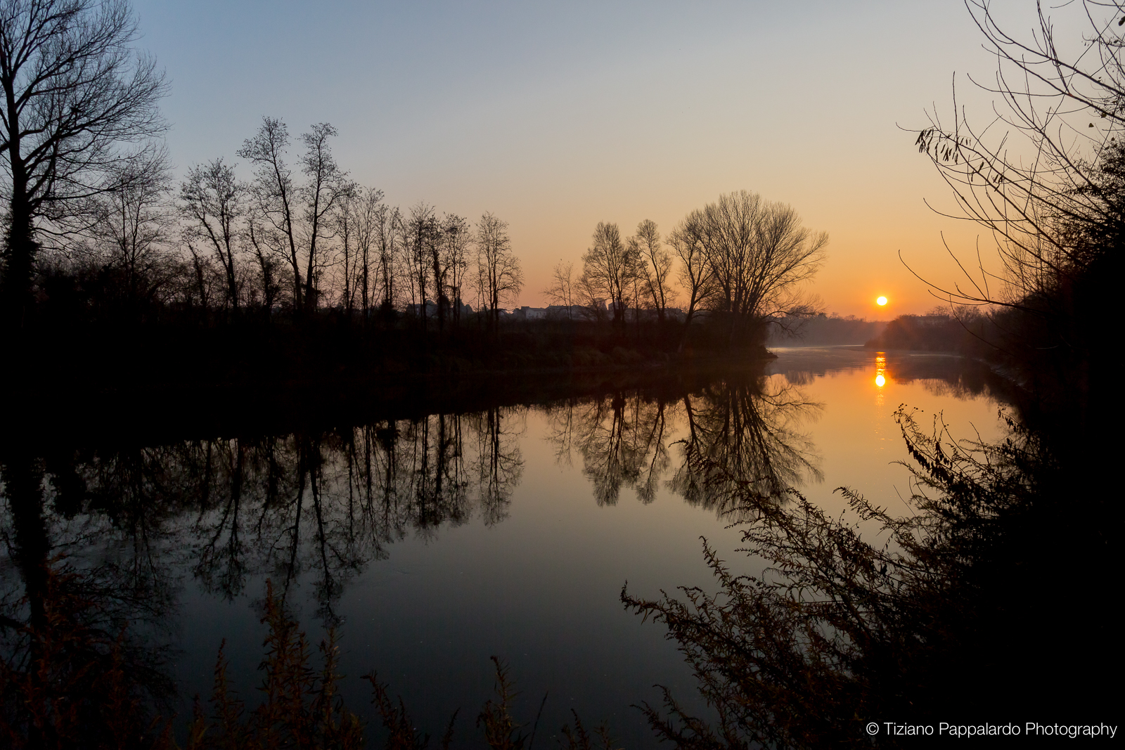 Tramonto sull'Adige
