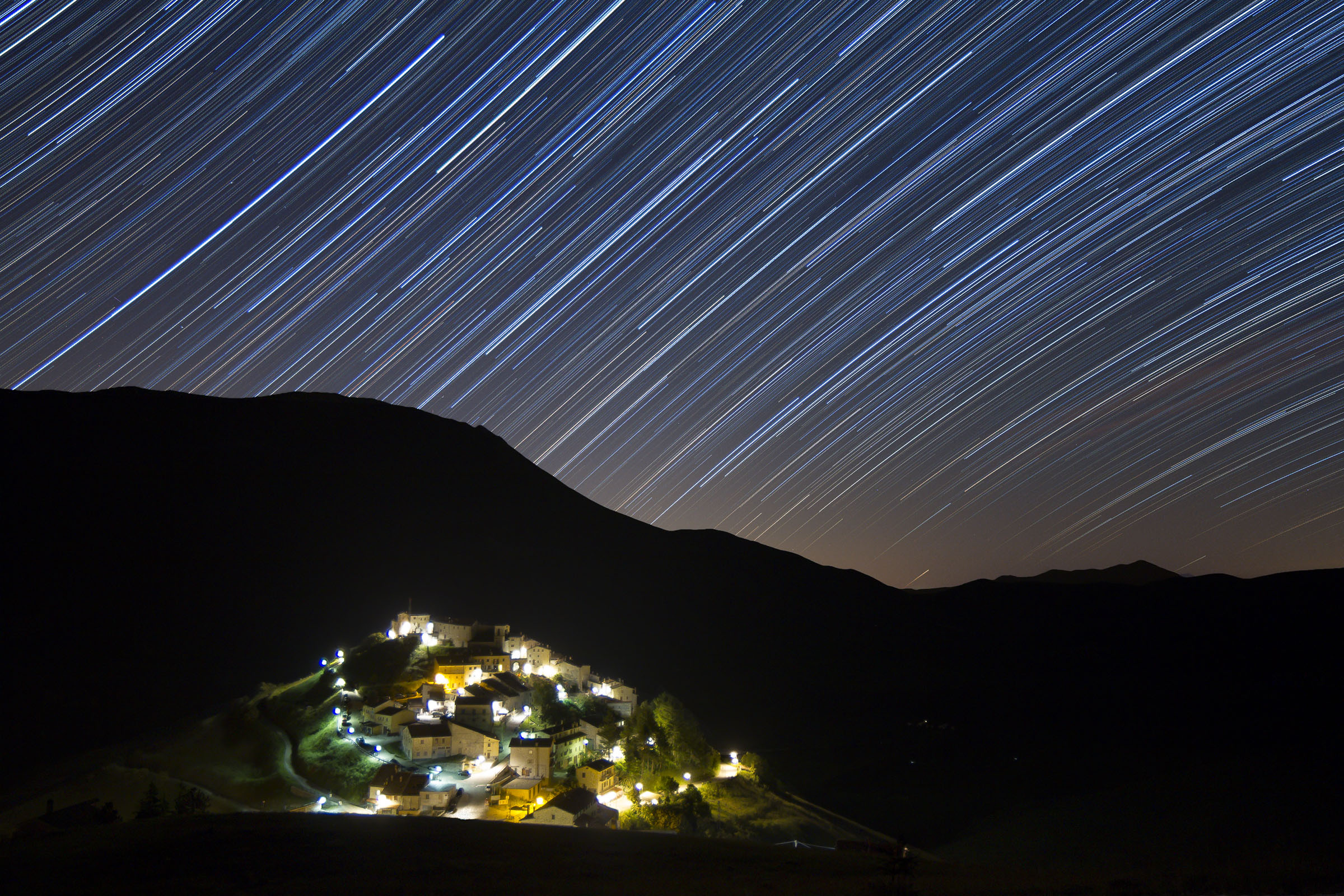 Castelluccio Startrail