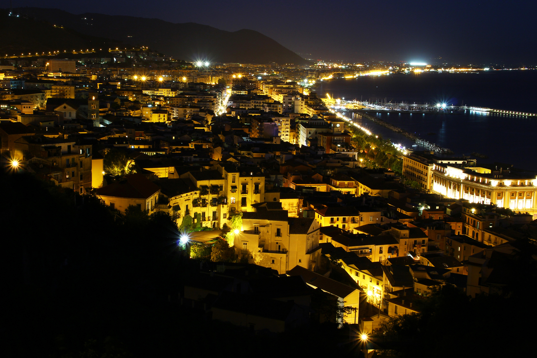 Salerno by night