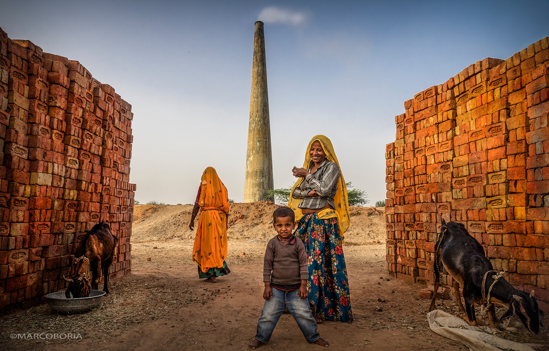 at the brick factory