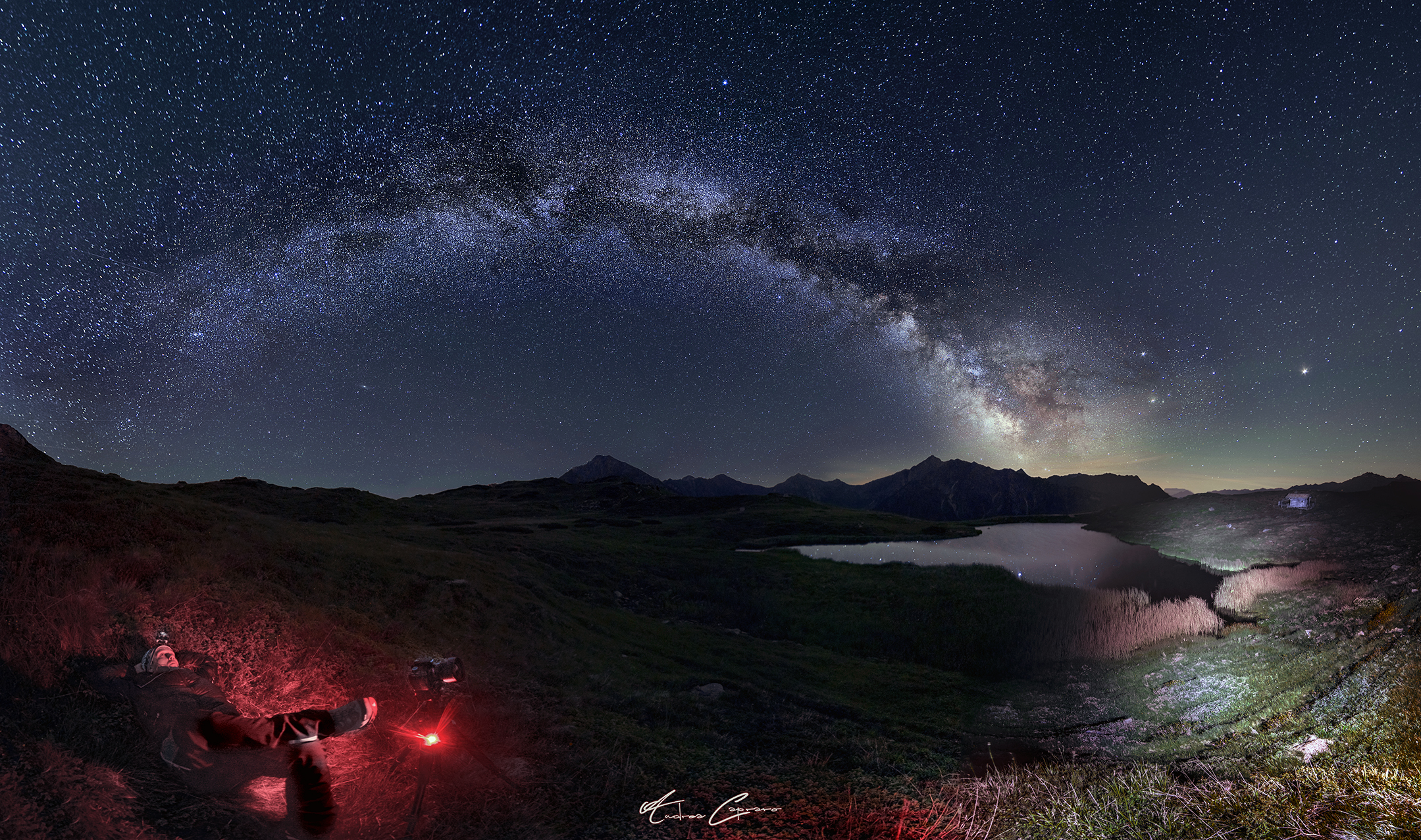 The darkness beyond the stars.