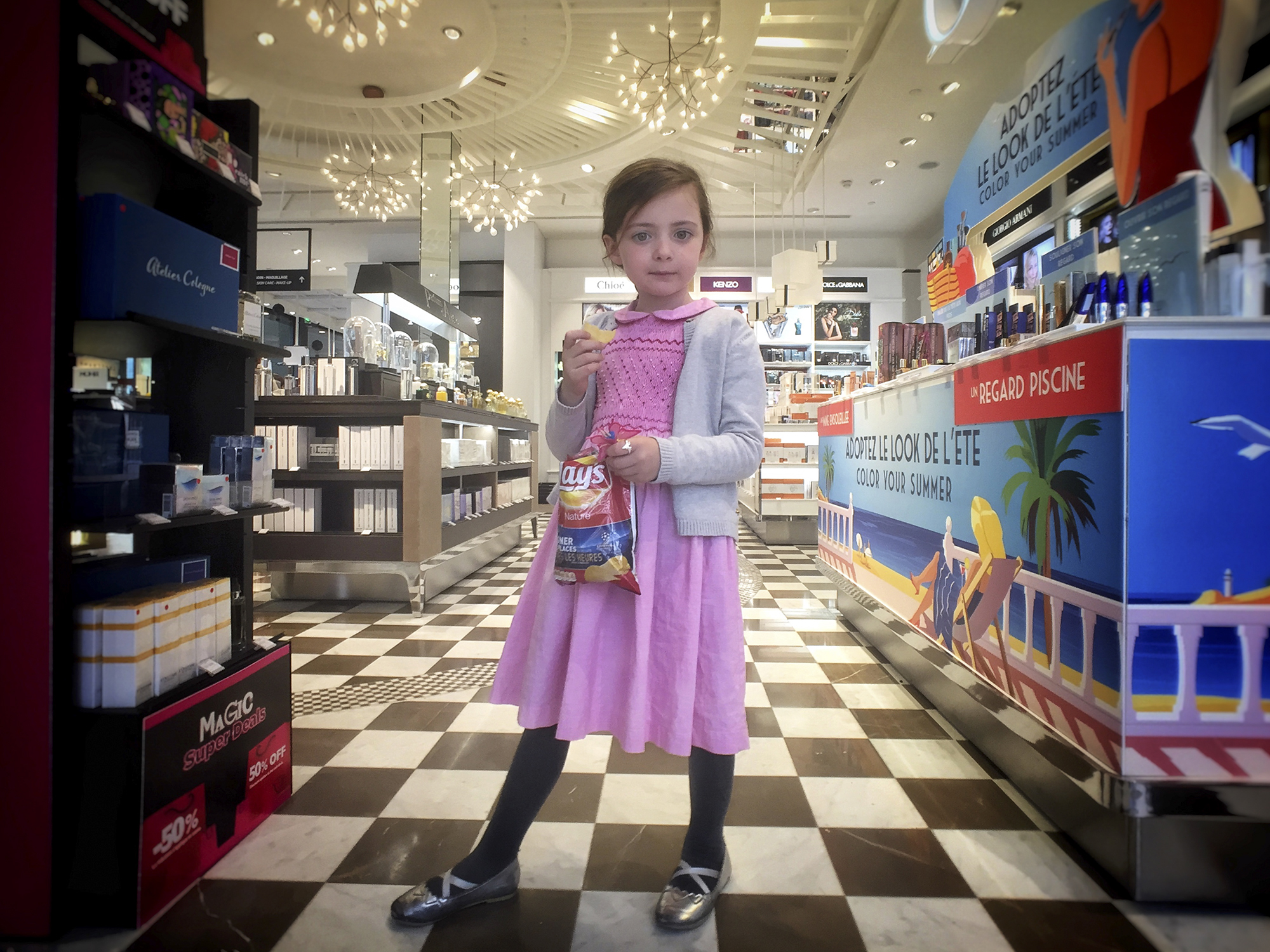 Snack at the airport of Charles de gaulle